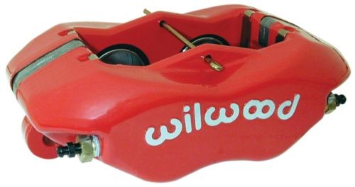 WILWOOD DYNALITE BRAKE CALIPER,.81" ROTORS,1.75" RED,STREET/STRIP,HOT ROD