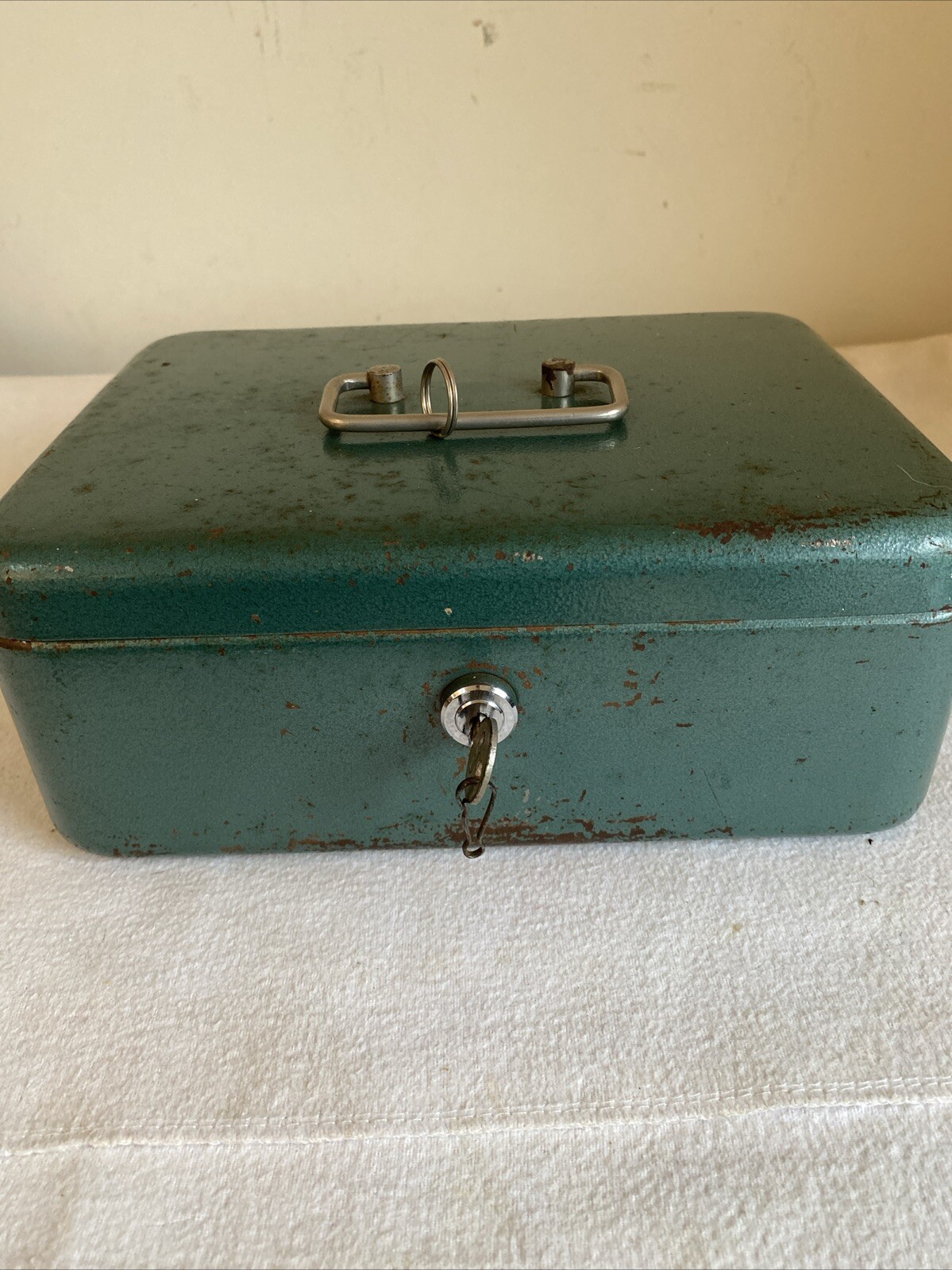 Vintage Strongbox With Key