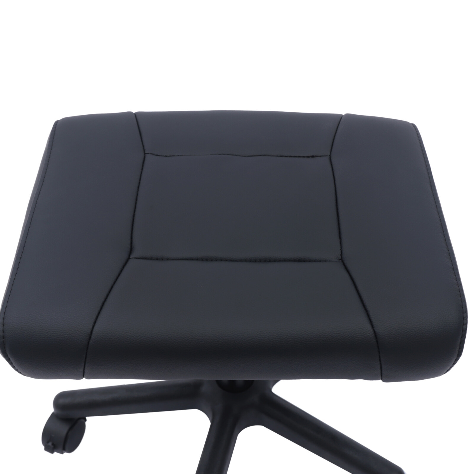 Office Foot Stool with Wheels, Height Adjustable Rolling Leg Rest Adjustable New
