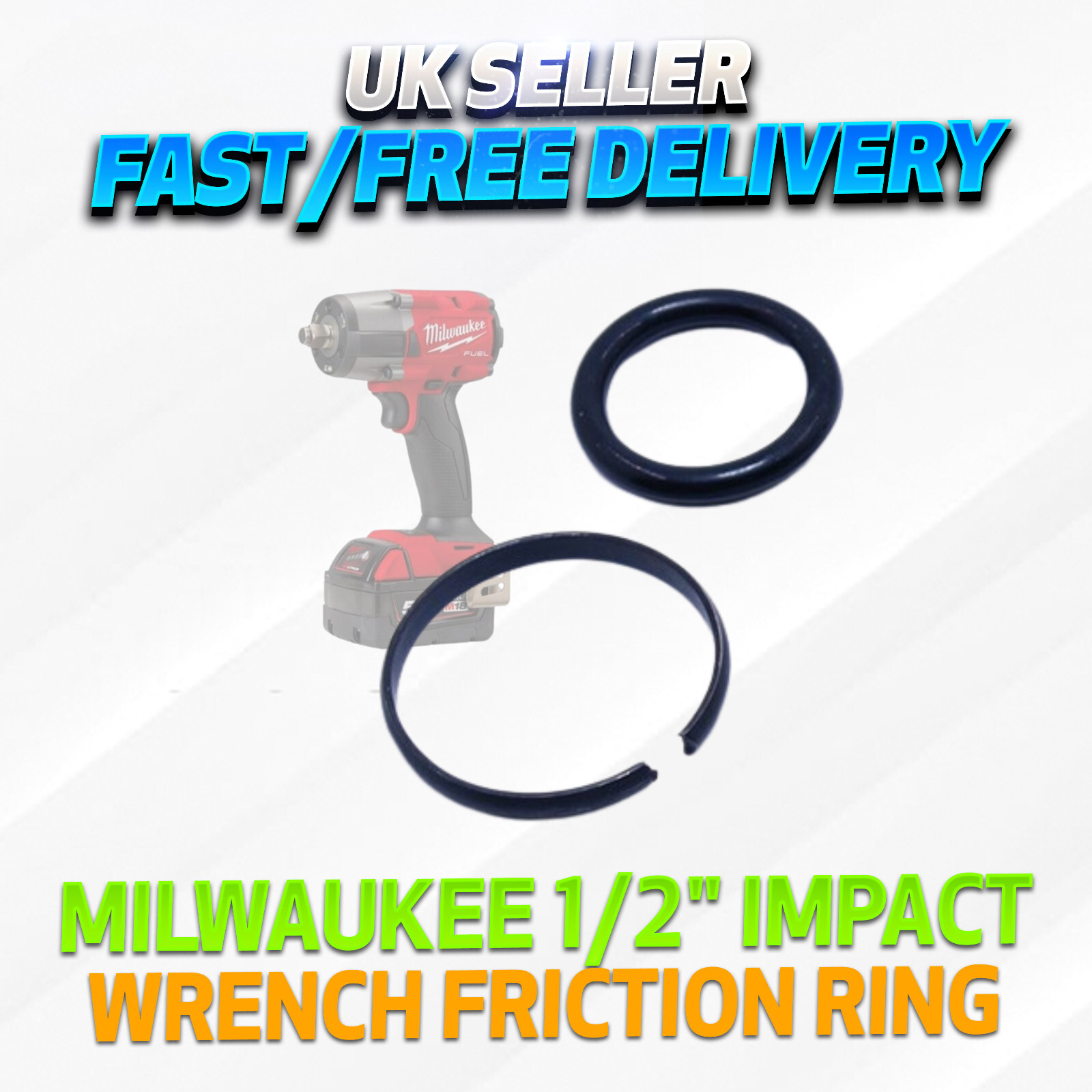 Milwaukee Replacement Impact Wrench Friction Ring Set For 1/2" Wrenches