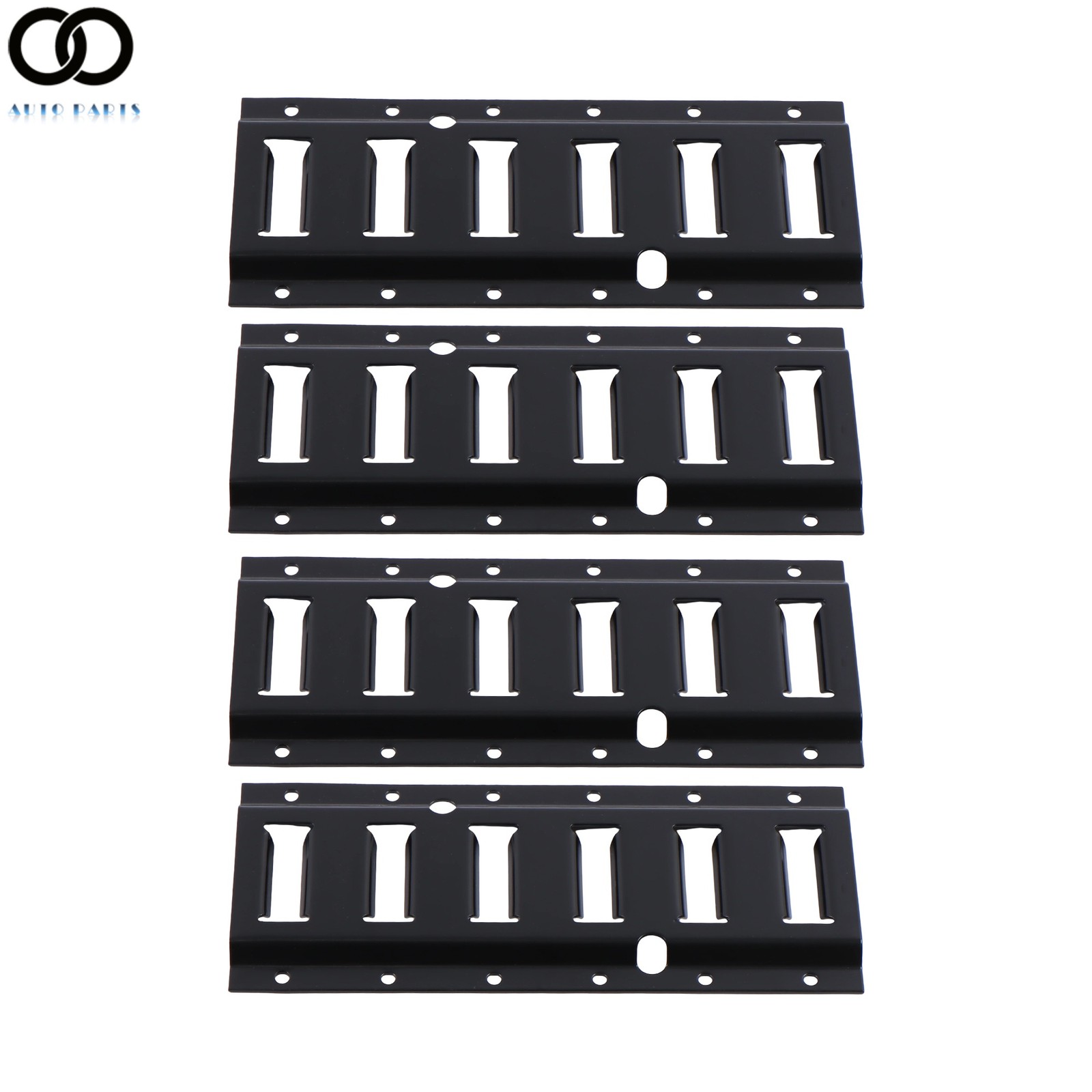 1' E Track Tie Down Enclosed Trailer 4 Pack Secure Cargo Heavy Loads Black New