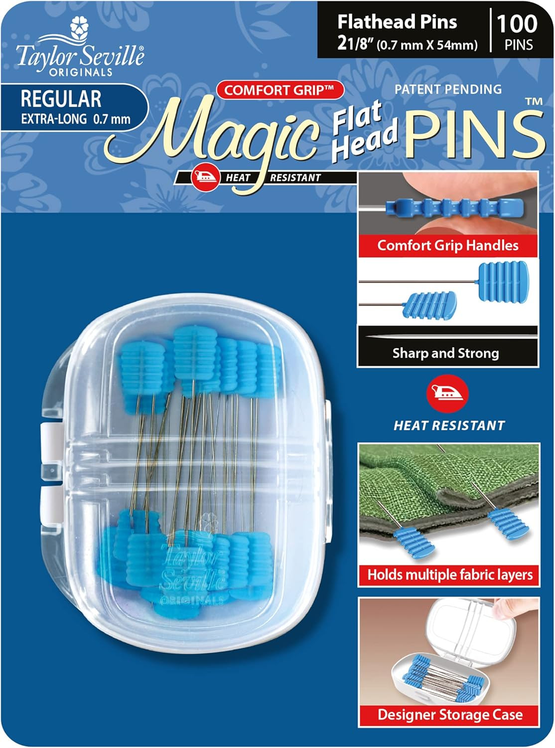 Magic Pin Flat Head 0.7Mm 100Pc