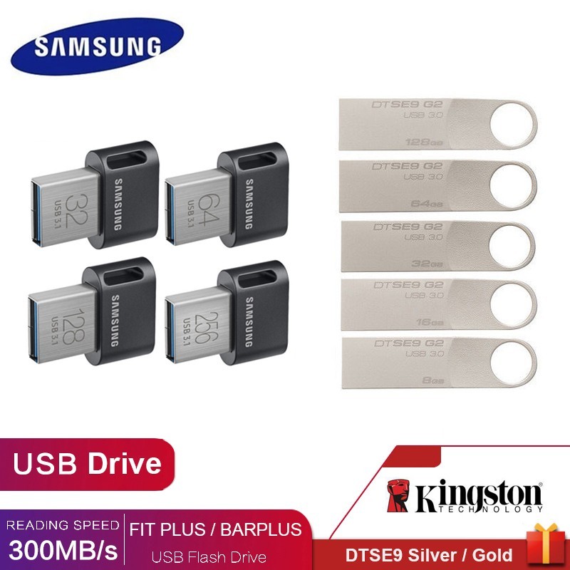 Samsung Fitplus USB 3.1 UDisk Kingston DTSE9 G2 USB Flash Drive Memory Stick Lot