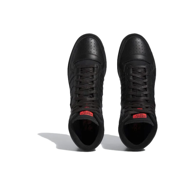 ADIDAS TOP TEN RB Black Red BRED Mens US Size 11 Sneakers Shoes RARE New 🔥
