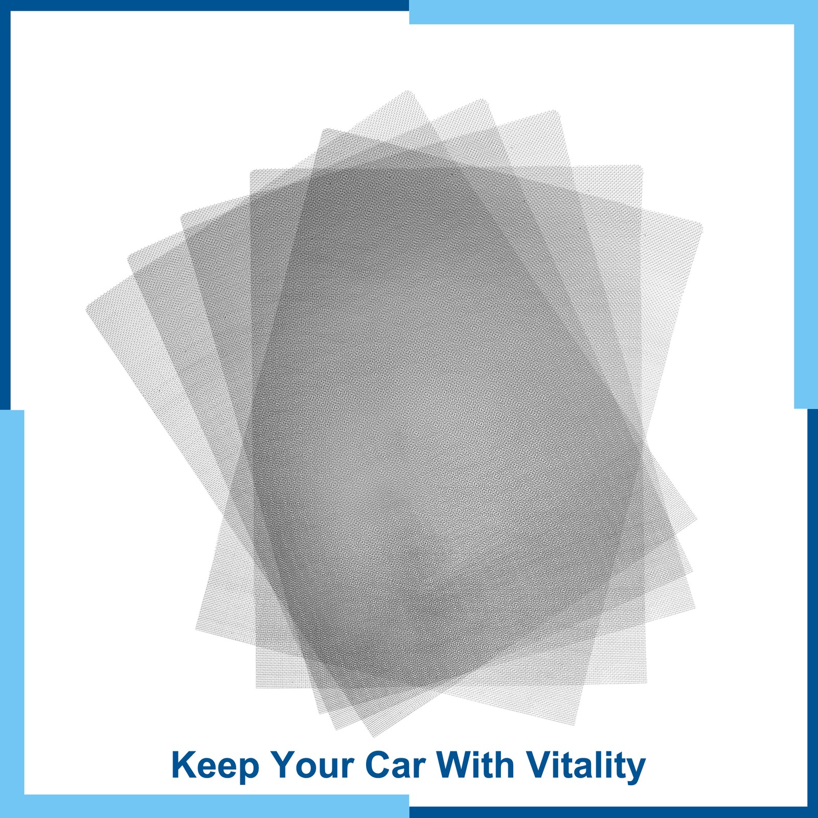 5 PCS Welding Mesh Plastic Stainless Steel Wire Mesh Screen Fit for Bumper