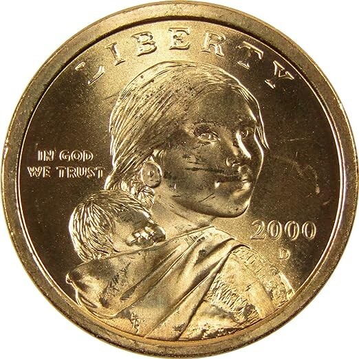 2000 d SACAGAWEA DOLLAR COIN