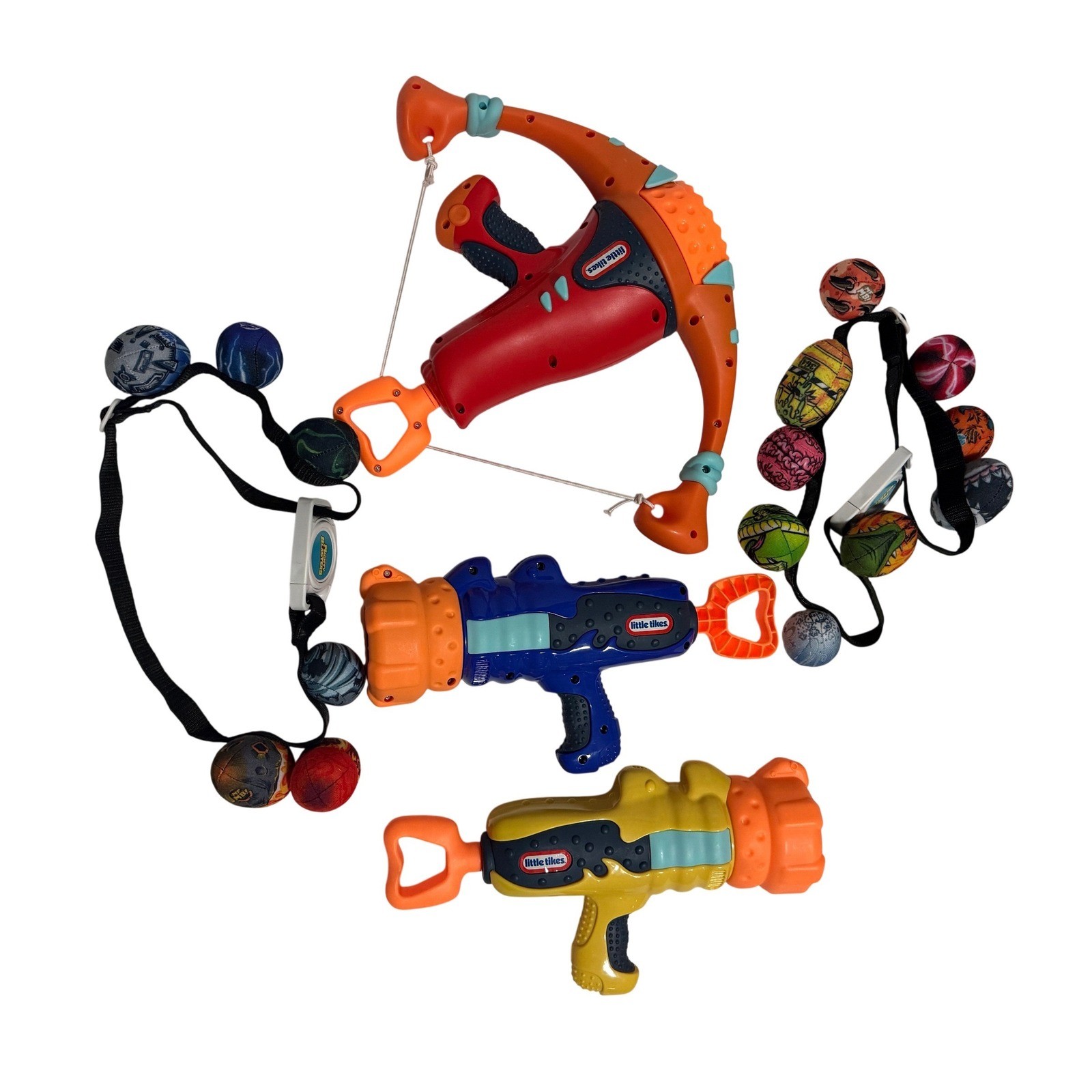 Little Tikes My First Mighty Blasters Set Bowcaster Dual Boom Blaster Power Pods