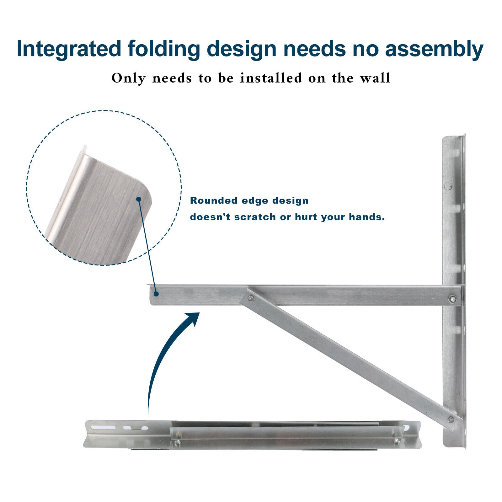 600LBS Steel Mini Split Wall Mount Bracket For Air Conditioner Condensing Units