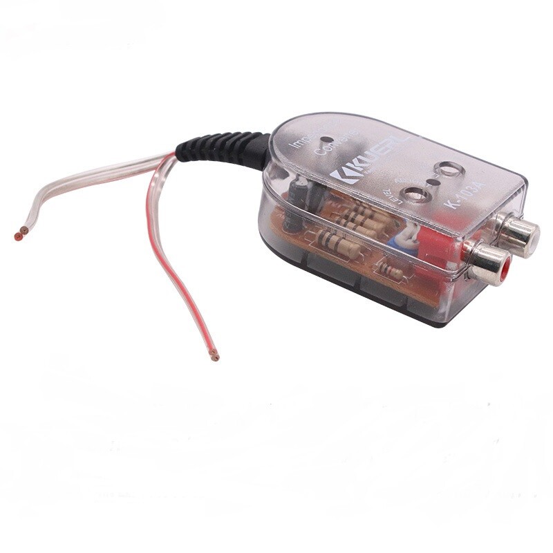 RCA Speaker Line Car Frequency Radio High To Low Amplifier Impedance Converter