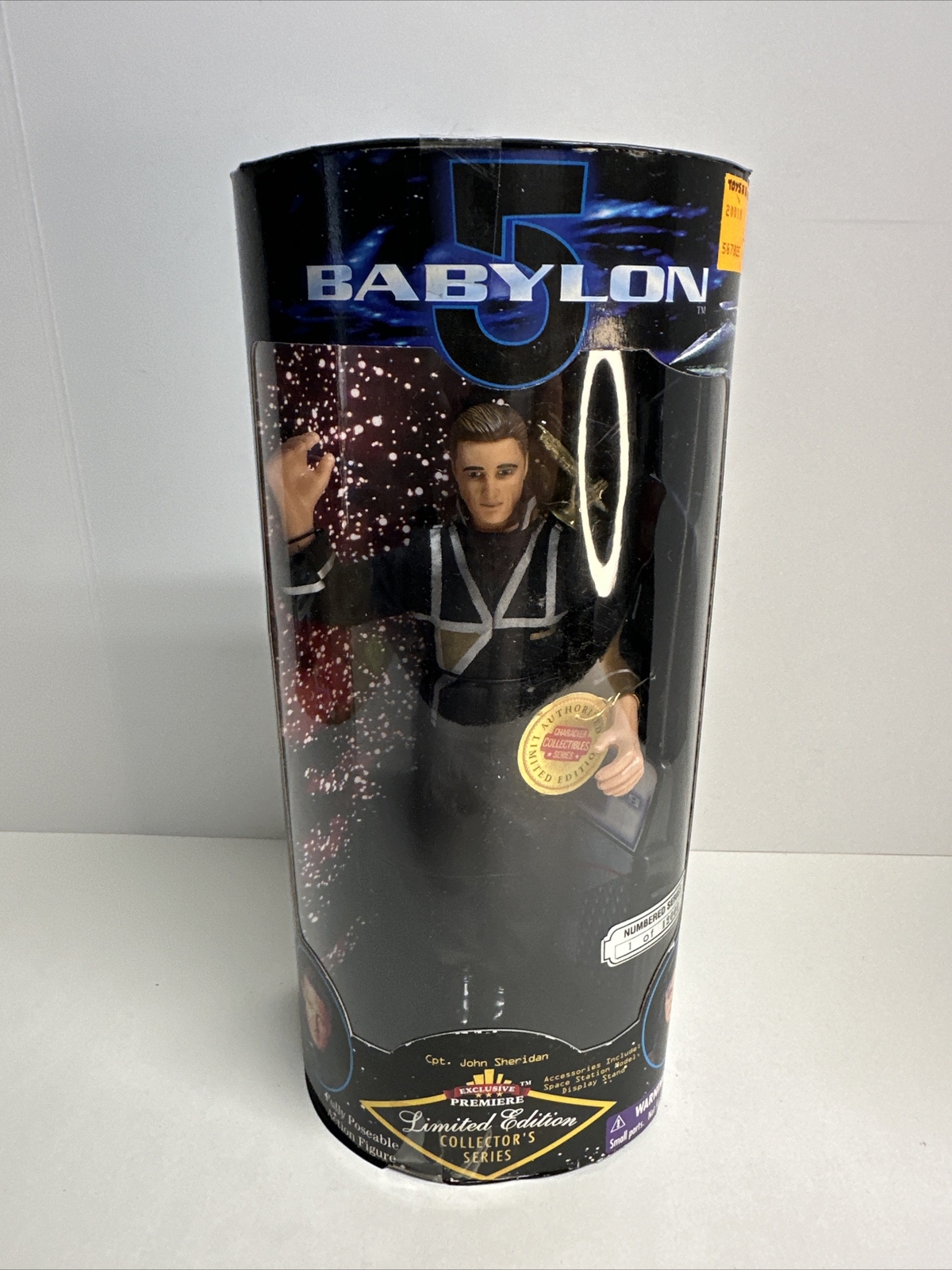 Babylon 5 - CAPT. JOHN SHERIDAN - Limited Edition - Action Figure, New 1997