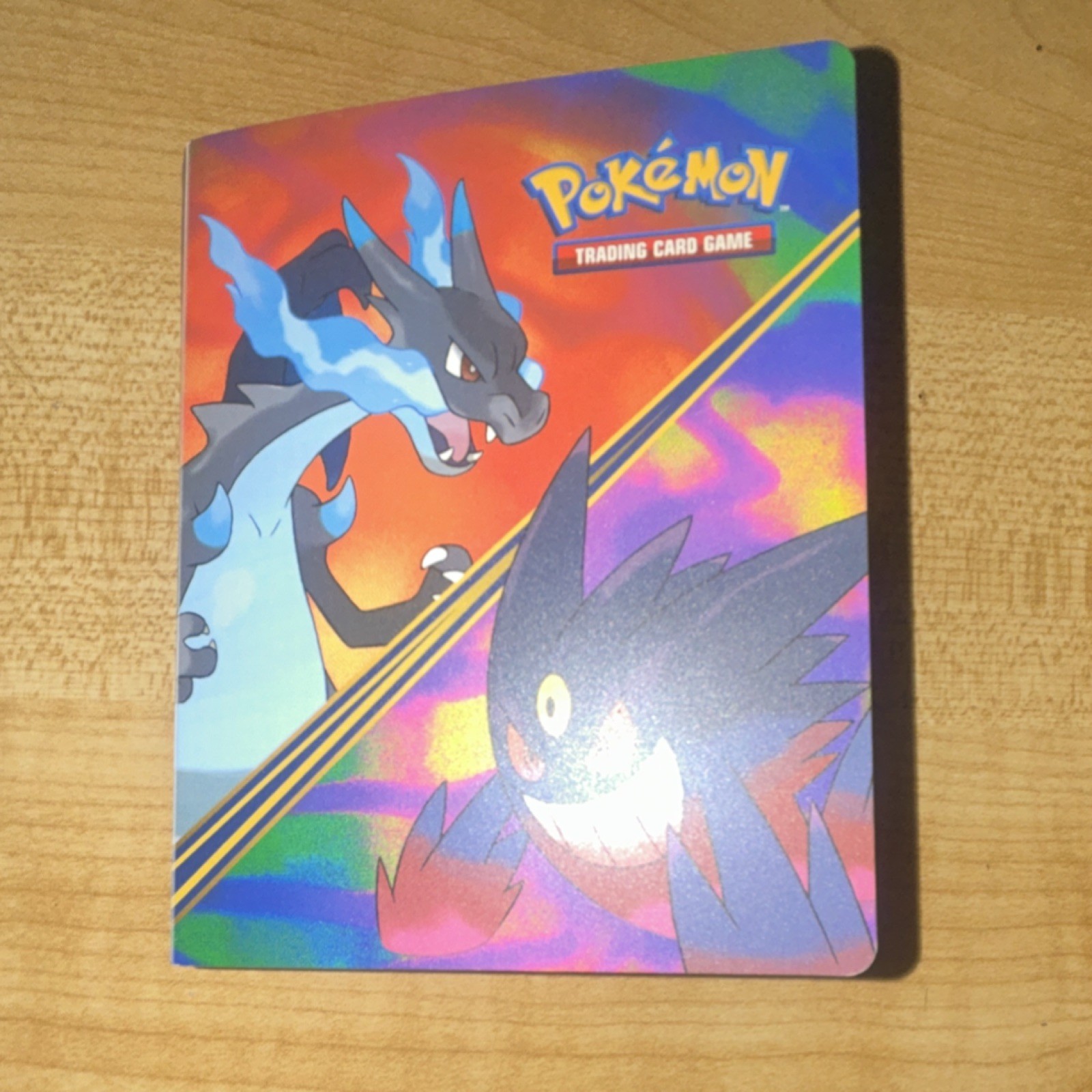Pokémon Album for Trading Card Game Featuring Charizard, Gengar, Diancie Artwork