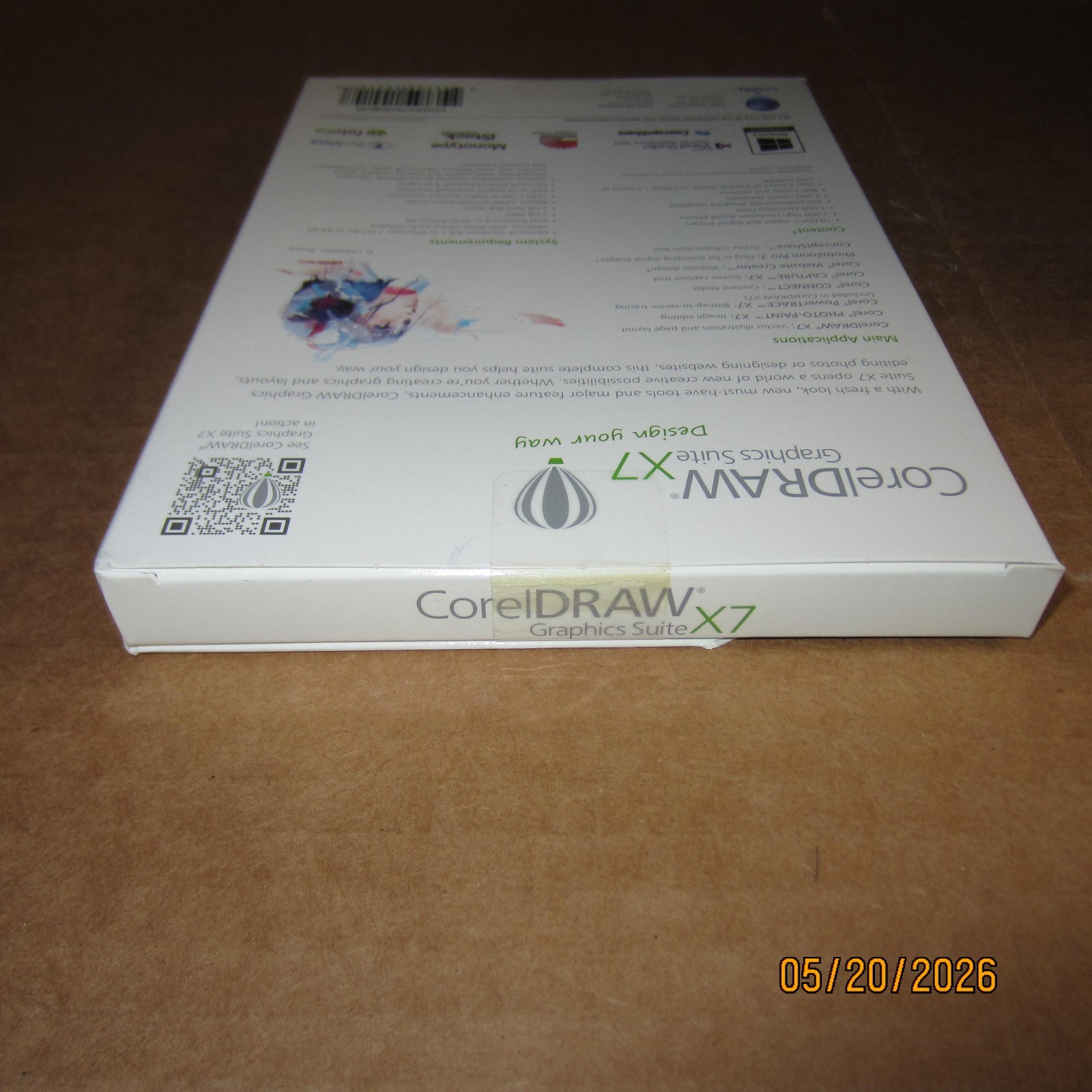 NEW CorelDRAW Graphics Suit X7 Upgrade Software Windows 8 Corel Graphic Design
