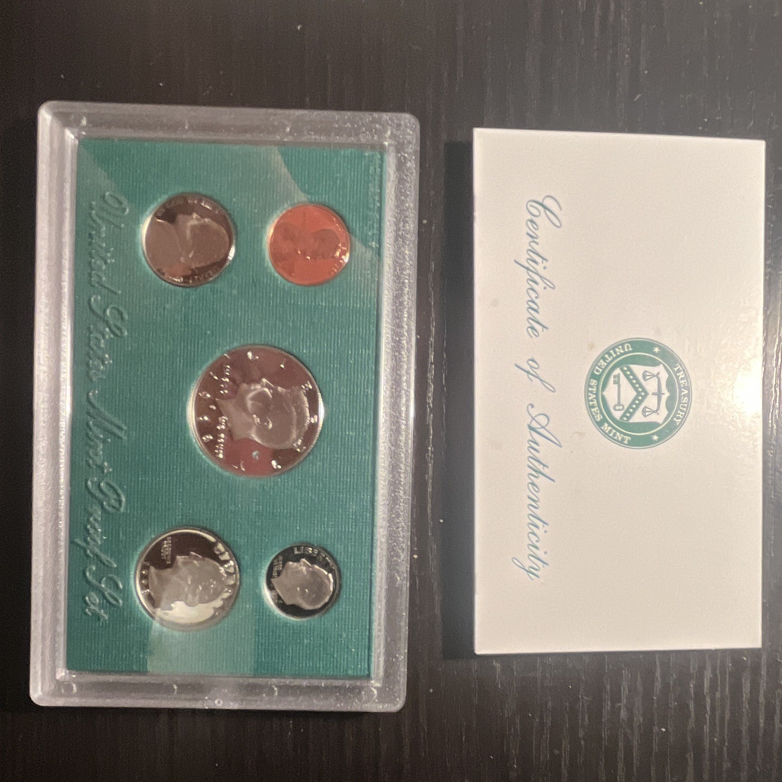 1998 S U.S. Proof Set Mint w/ Original Green Envelope & COA
