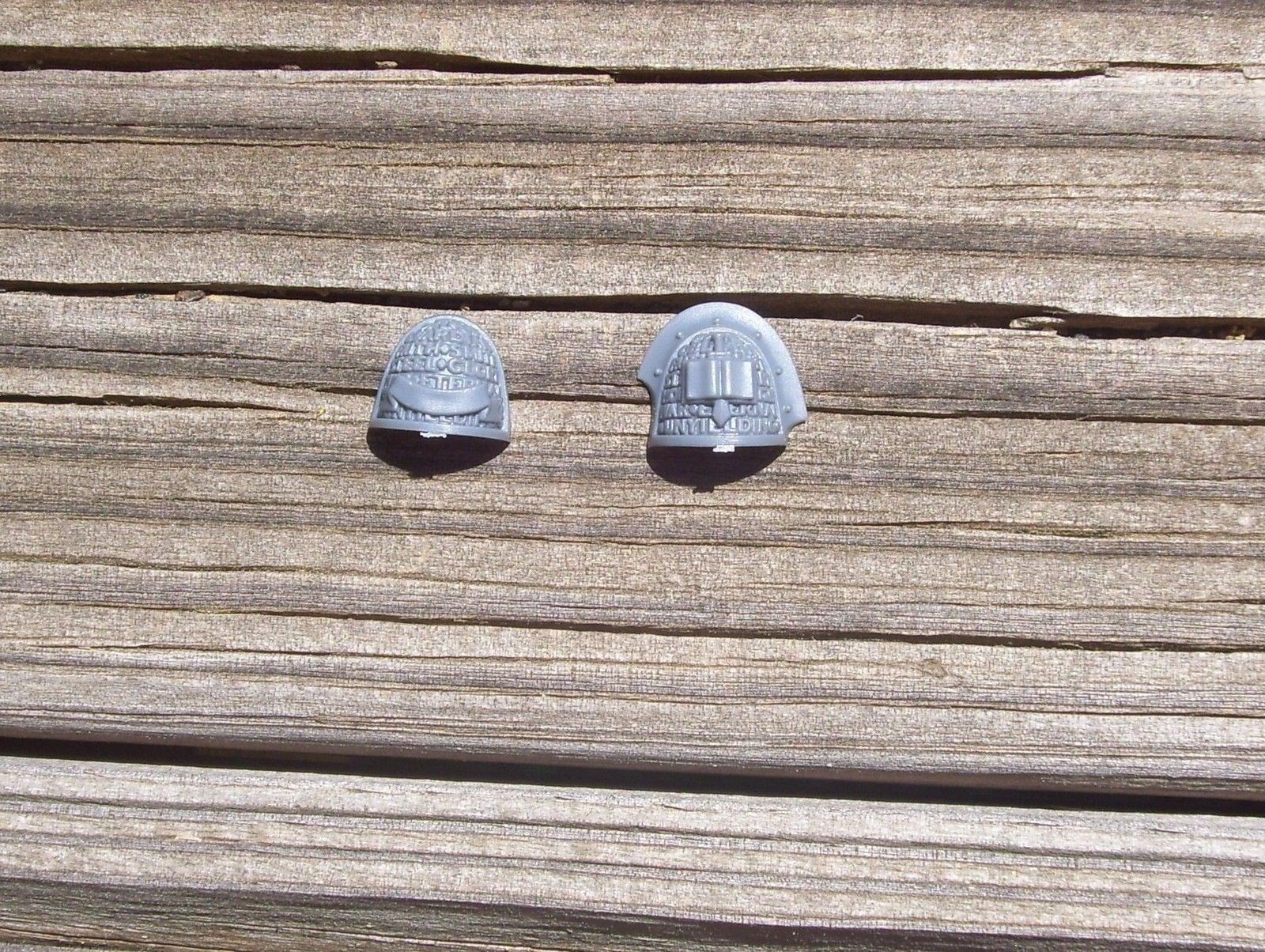 40K Grey Knights Strike Squad Justicar Shoulder Pads Bits