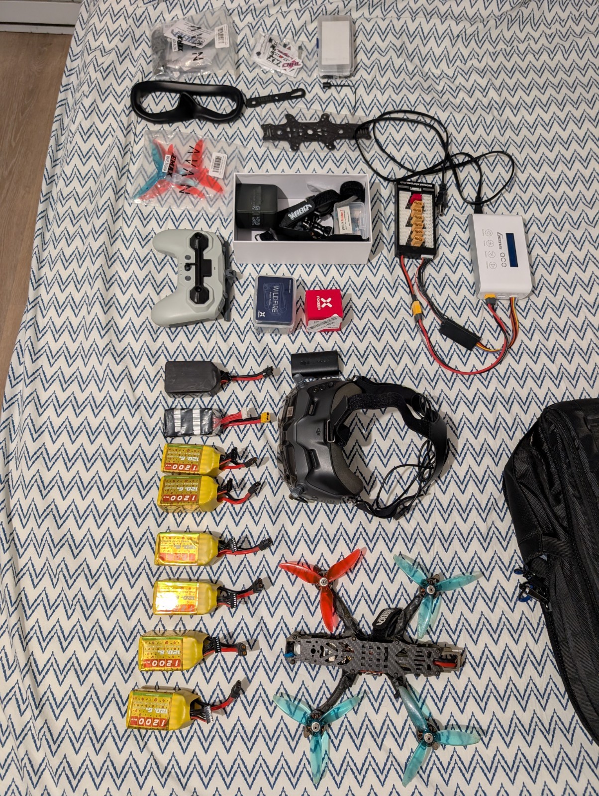 DJI digital hd diy fpv racing drone setup rtf lot