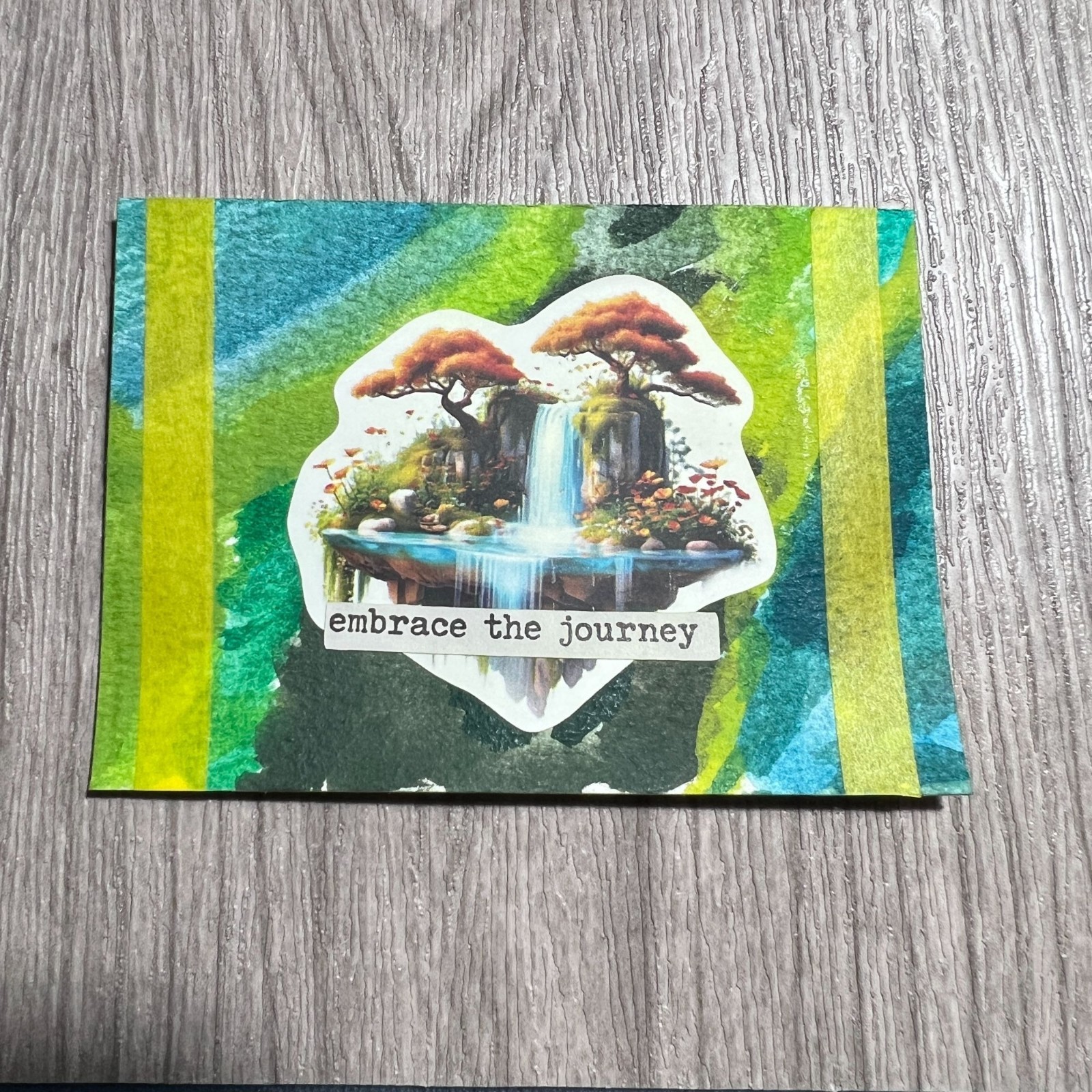 ACEO Original Mixed Media Papercraft By MarleeKat