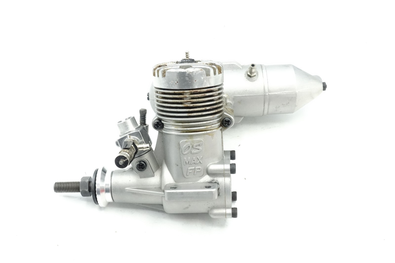 Vintage O.S Max FP 40 RC Airplane Engine with Muffler Has Compresion