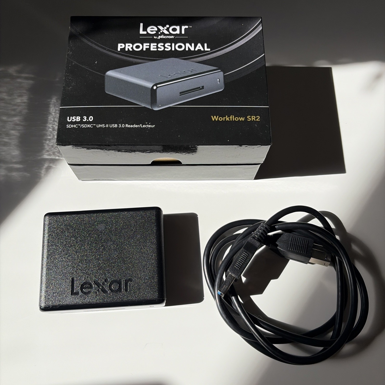 Lexar Professional Workflow SR2 SD SDHC/SDXC UHS-II USB 3.0 Card Reader