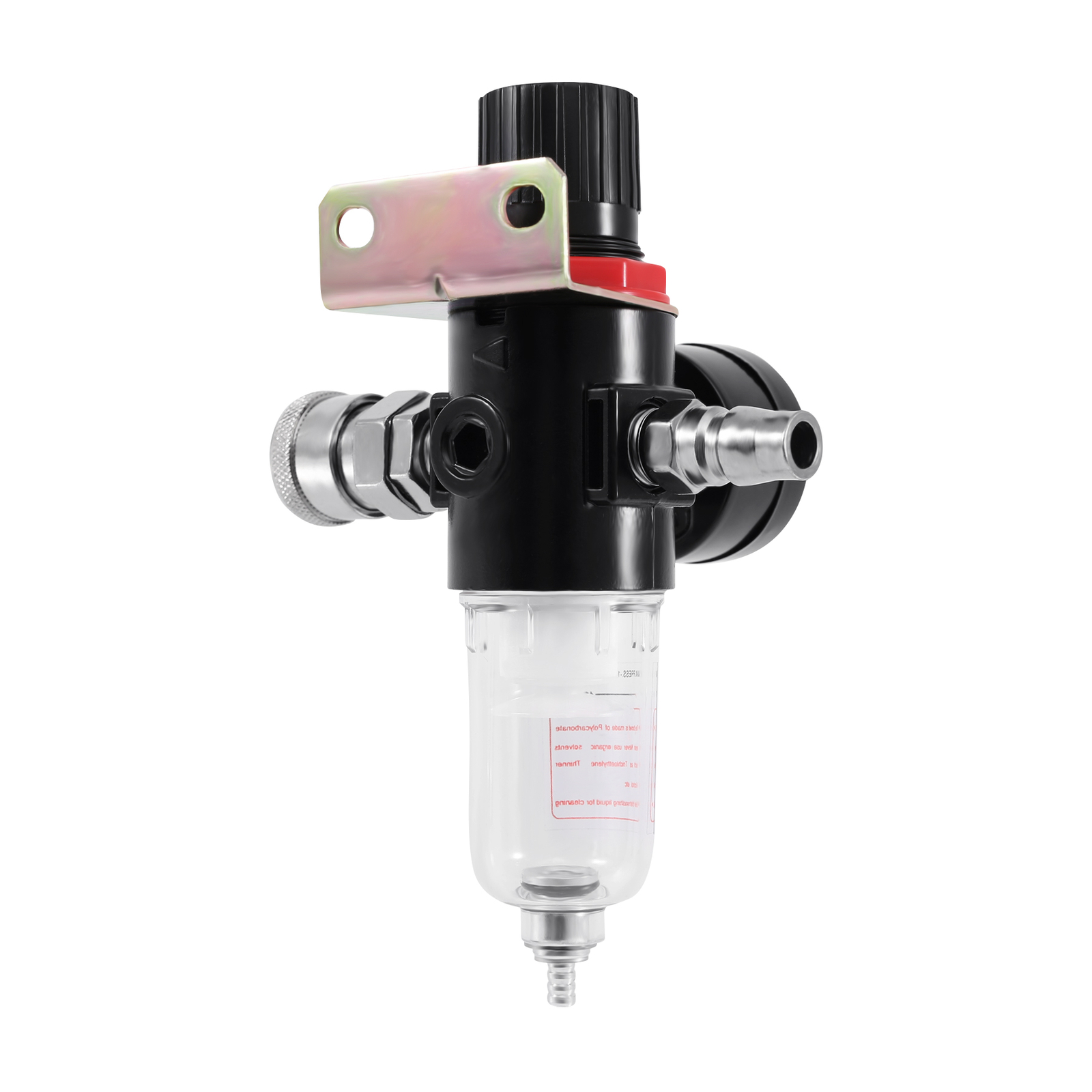 1/4" Air Compressor Filter Regulator Water Pressure Moisture Trap Separator