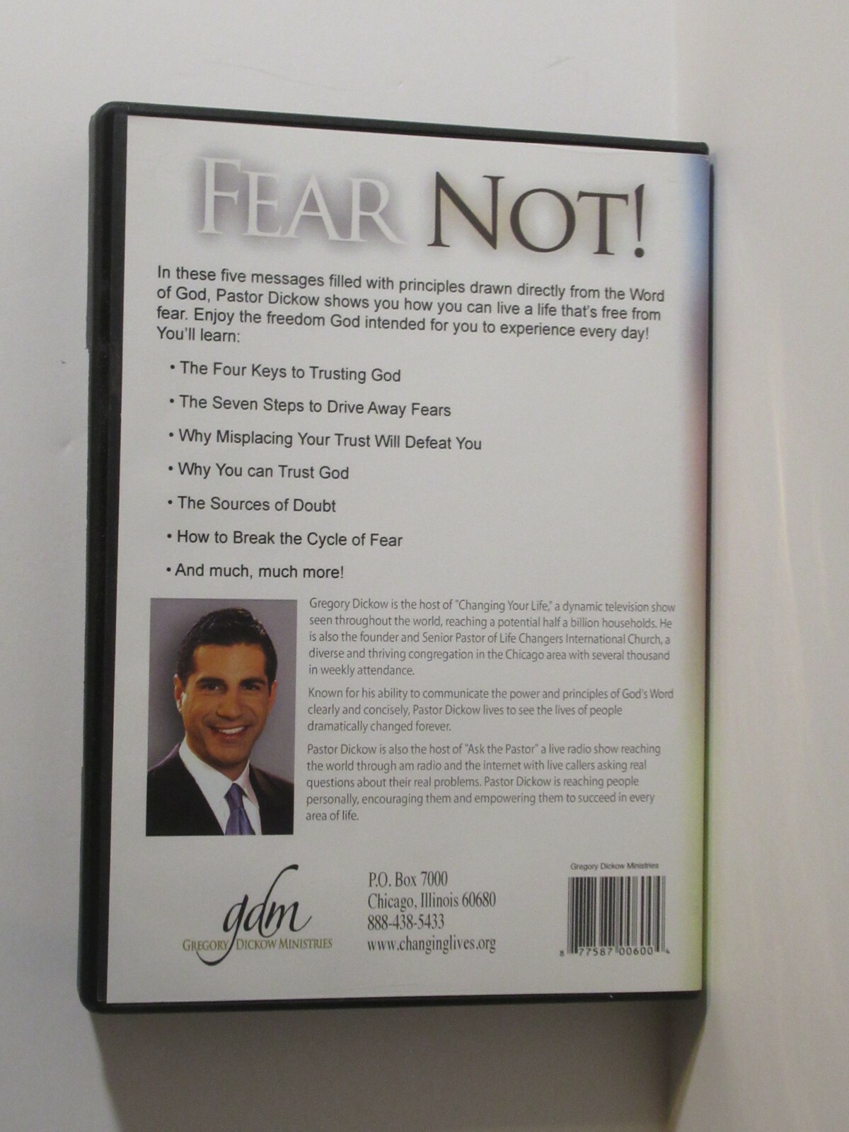 Gregory Dickow - Fear Not! - 5 CD Audio Series