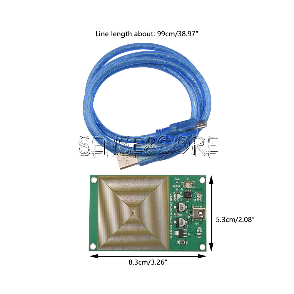Schumann Wave Generator FM783 Pulse Generator USB Cable Ultra-low Frequency-