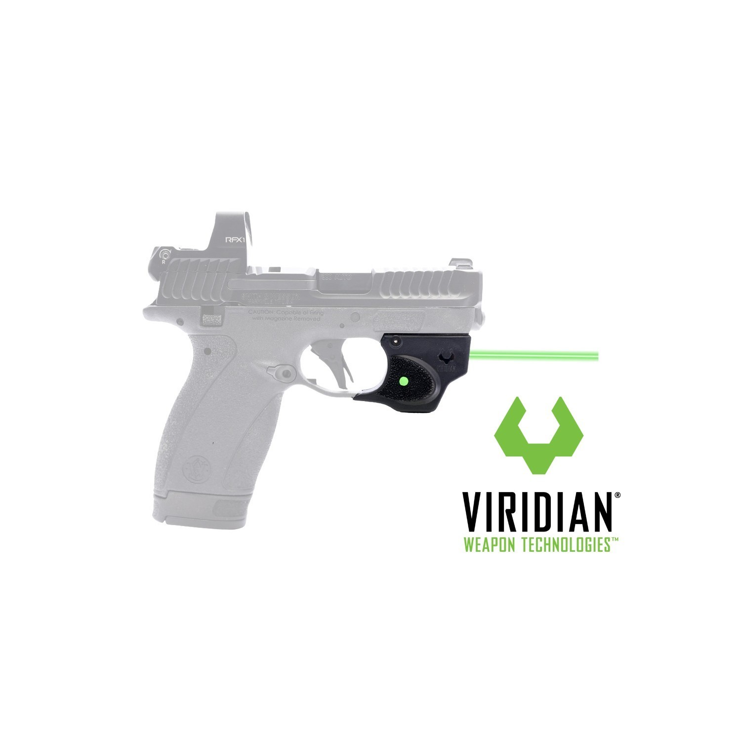 Viridian E-SERIES Green Laser for Smith & Wesson Bodyguard 2.0, Black #912-0101