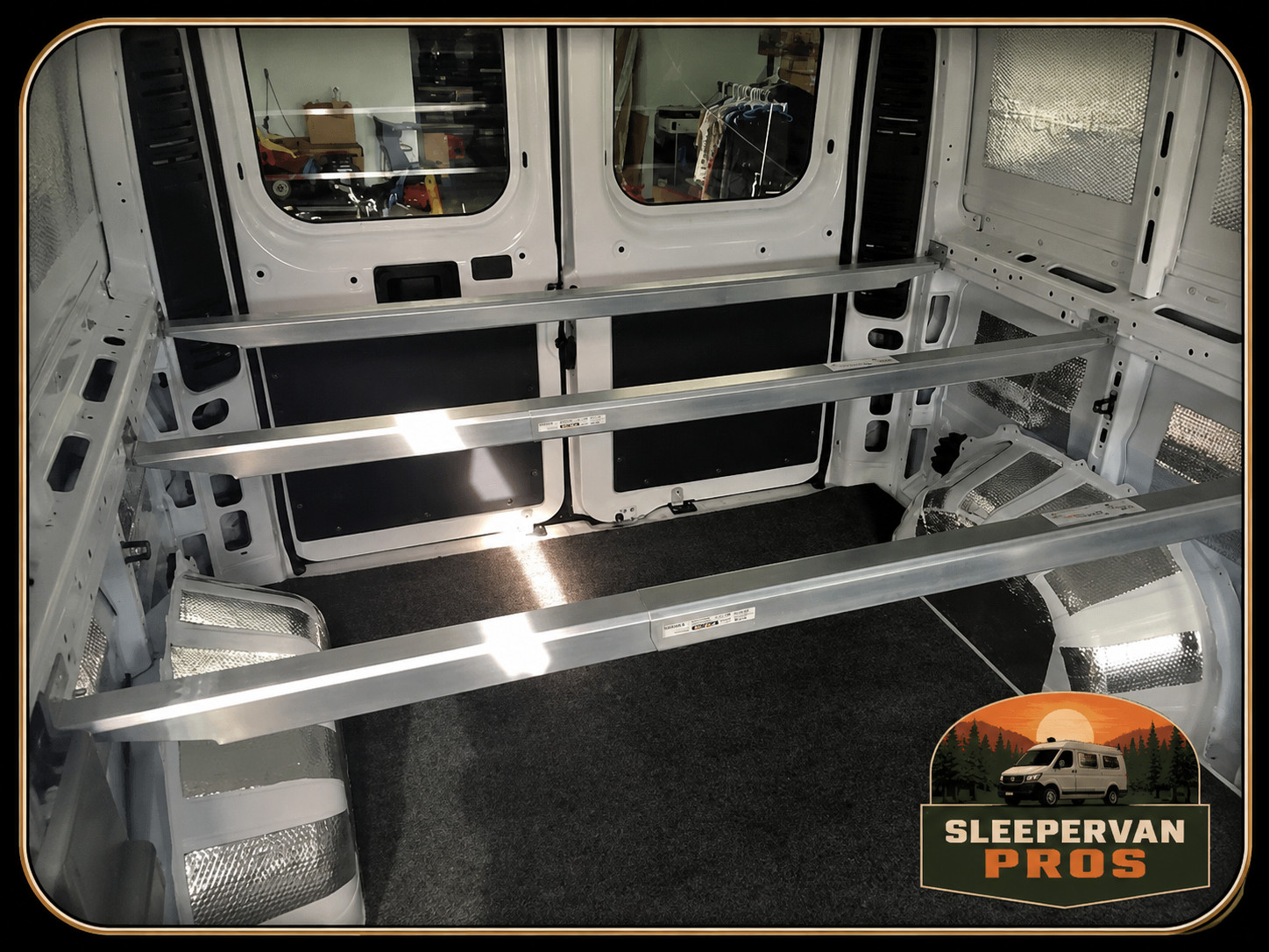 BED FRAME Sleeper Van Sprinter Transit ProMaster  E 150 250 350 Queen Full