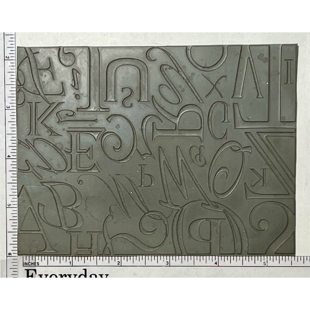 Tim Holtz Idea-ology Grunge Board Alphabet & Numbers Set