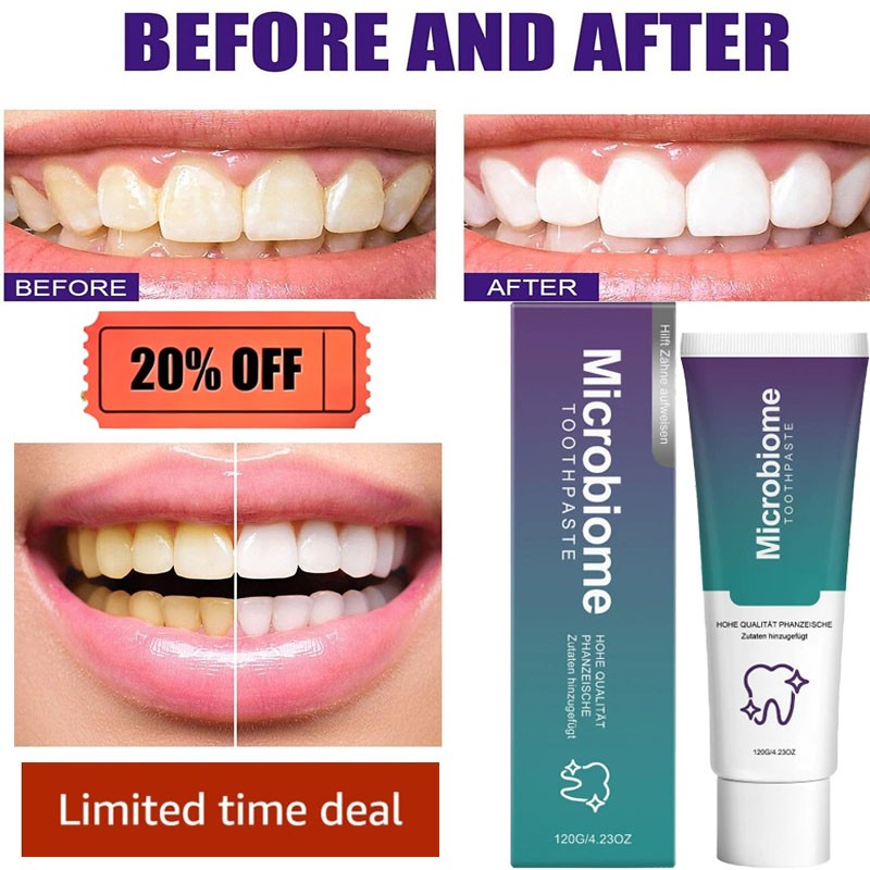 Microbiome Mint Flavor Gum Toothpaste Cleaning Toothpaste Sensitive Teeth 120g