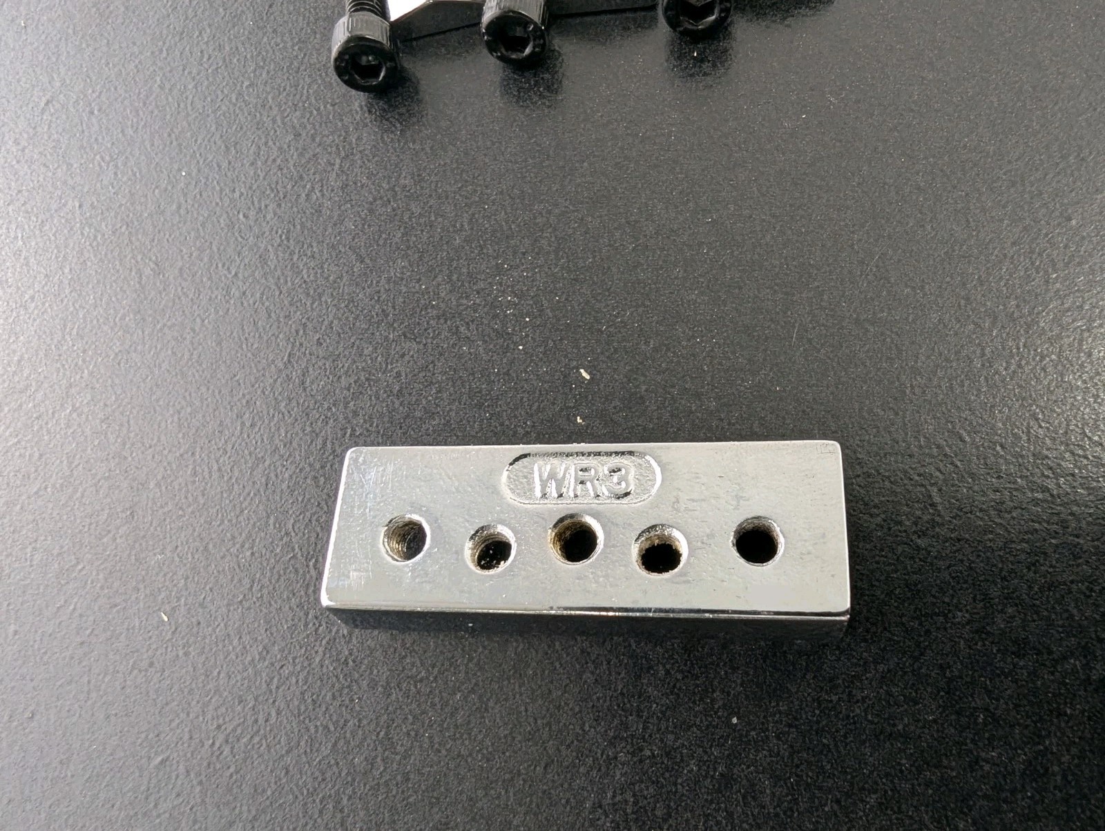 Licensed Floyd Rose WR3 Locking Nut & String Retainer & Wrench Chrome 43mm