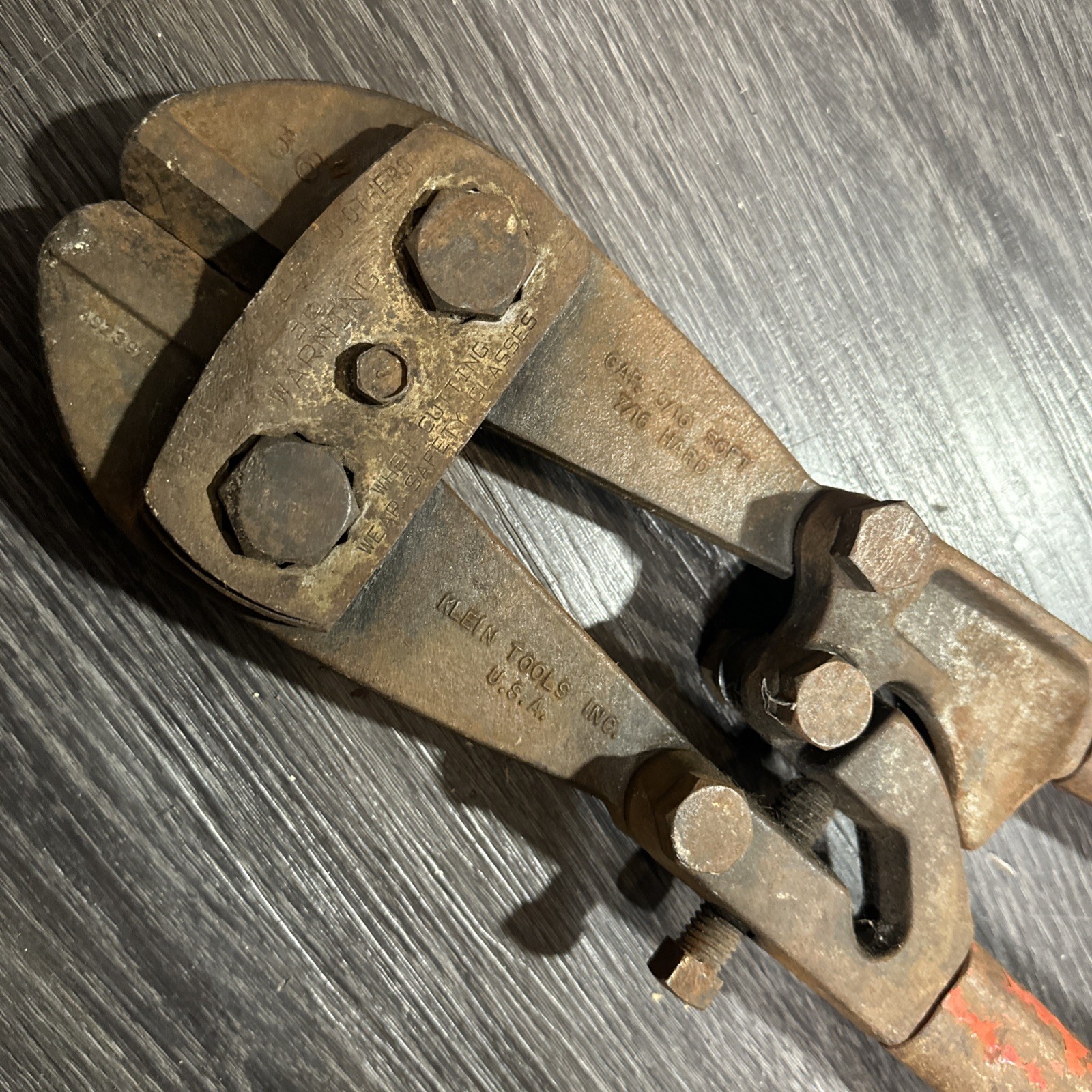 Klein Tools 36'' Bolt Cutter with Steel Handles Made In USA Vintage