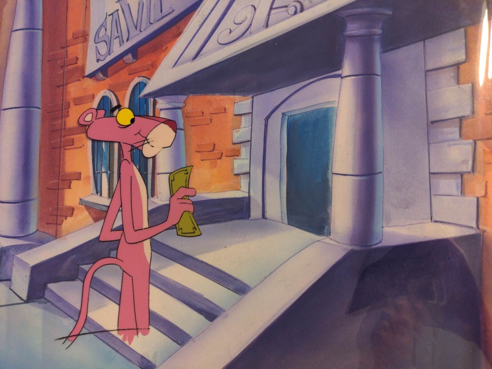 Pink panther animation cels production art cel vintage cartoon network lot i19