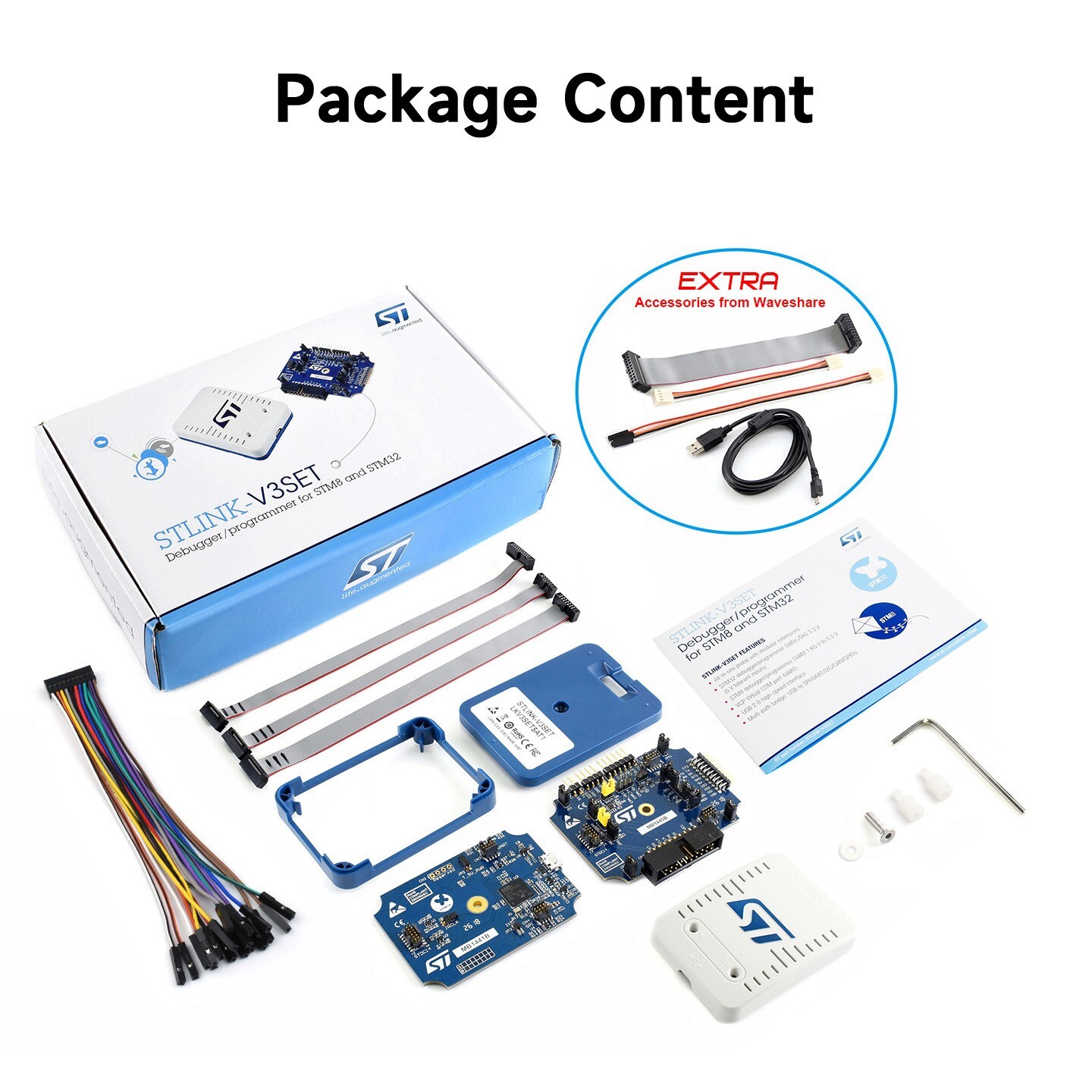 STLINK-V3SET Modular Debugger & Programmer for STM32/STM8 USB 2.0 Interface