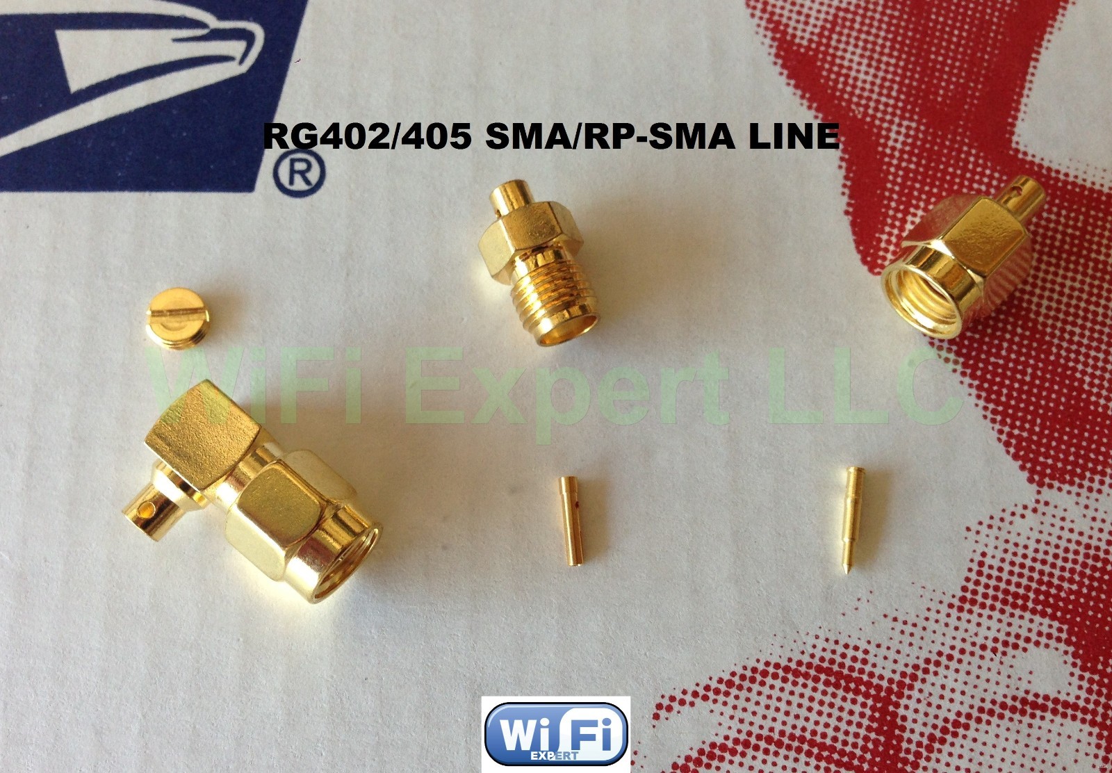 1x SMA or RP-SMA MALE or FEMALE Straight or Angled RG402 RG405 RF Coax Connector
