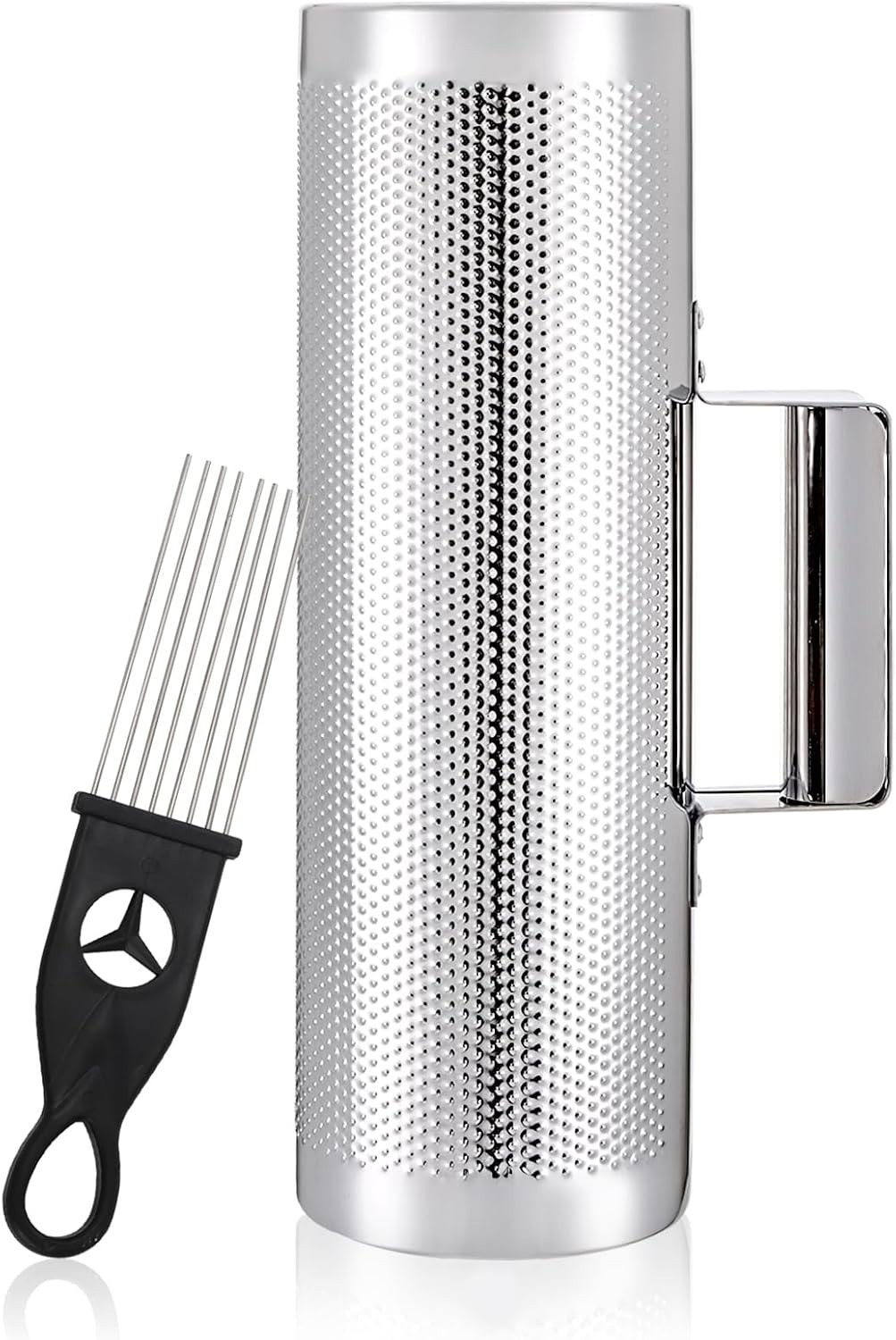 Versatile 12" Stainless Steel Guiro with Integrated Scraper for Beginners & Pros