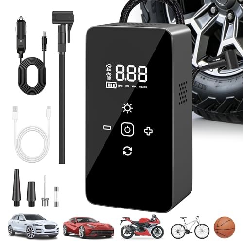Tire Inflator Portable Air Compressor,Tire Air Pump with Digital Pressure