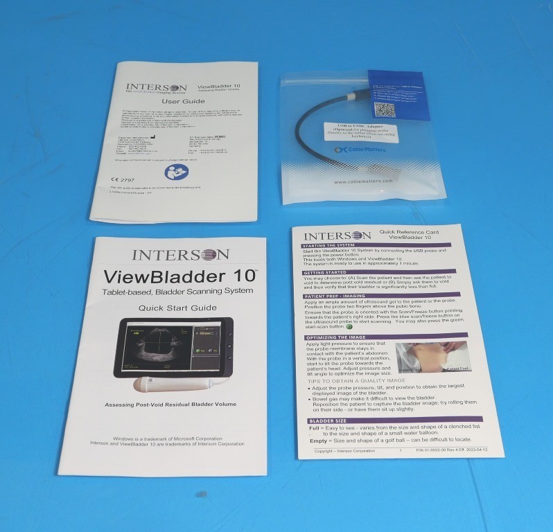 Interson ViewBladder 10 Tablet Bladder Scanner