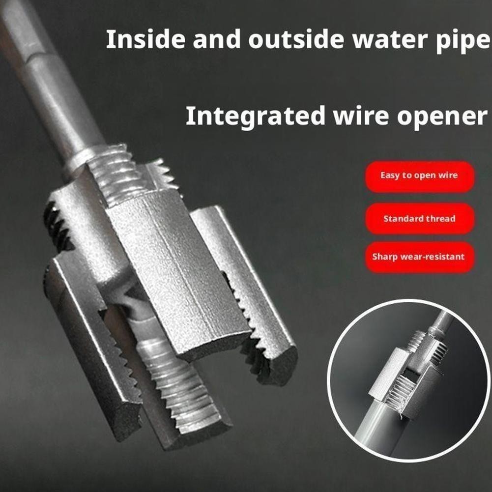 Integrated Internal & External Pipe Threading Tool,PVC Pipe Thread Cutting Tool