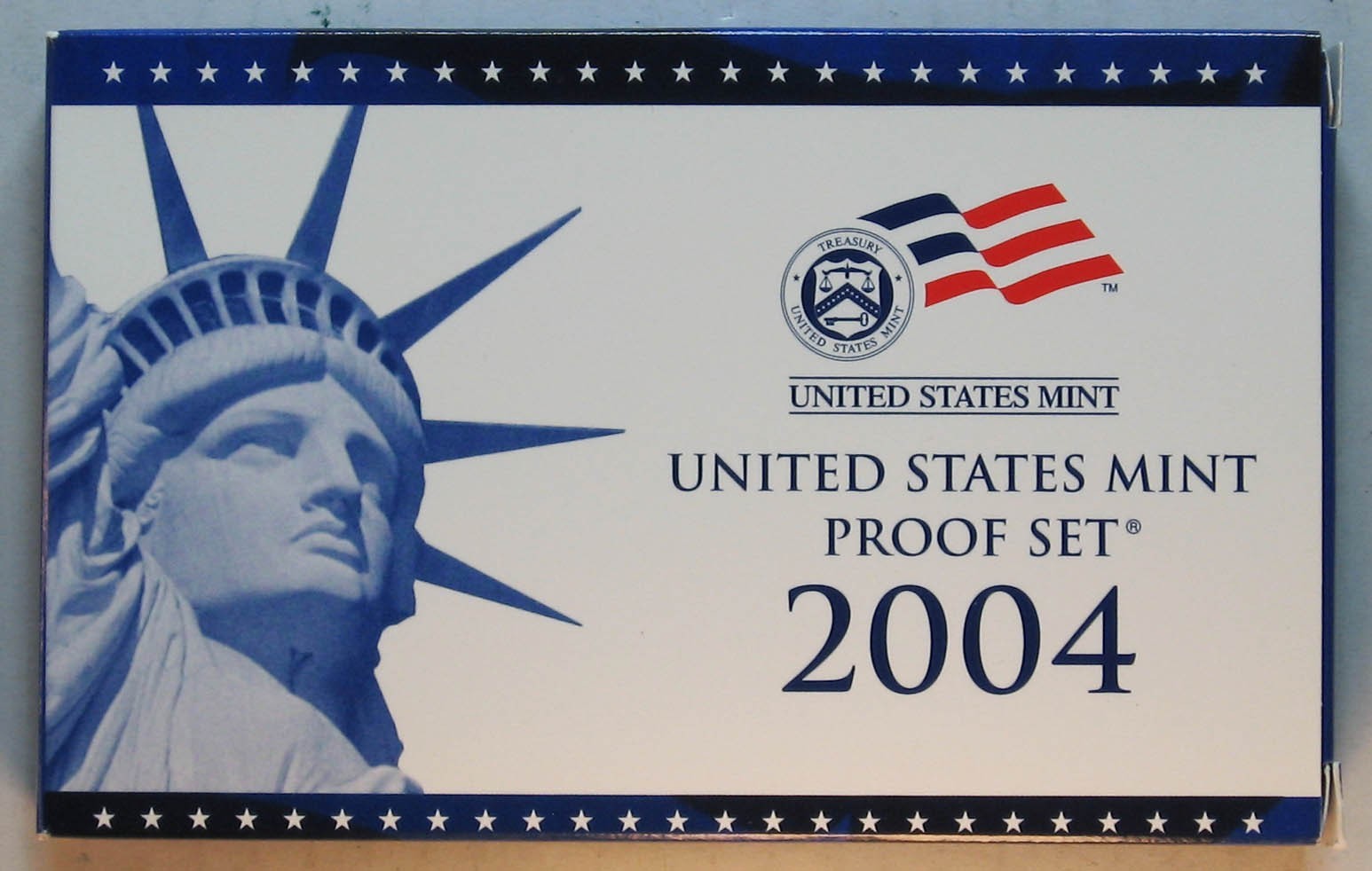 2004-S UNITED STATES 11 COIN CLAD PROOF SET WITH QUARTERS & $ / IN OGP WITH COA