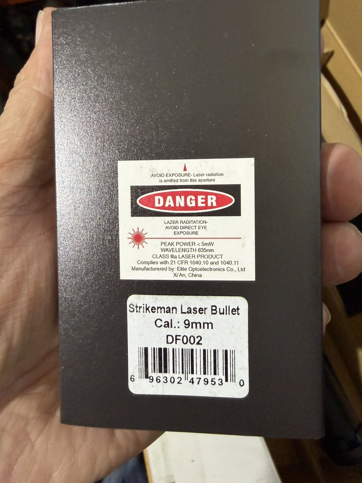 Strikeman Target & Phone Mount Laser Training System with 9mm cartridge