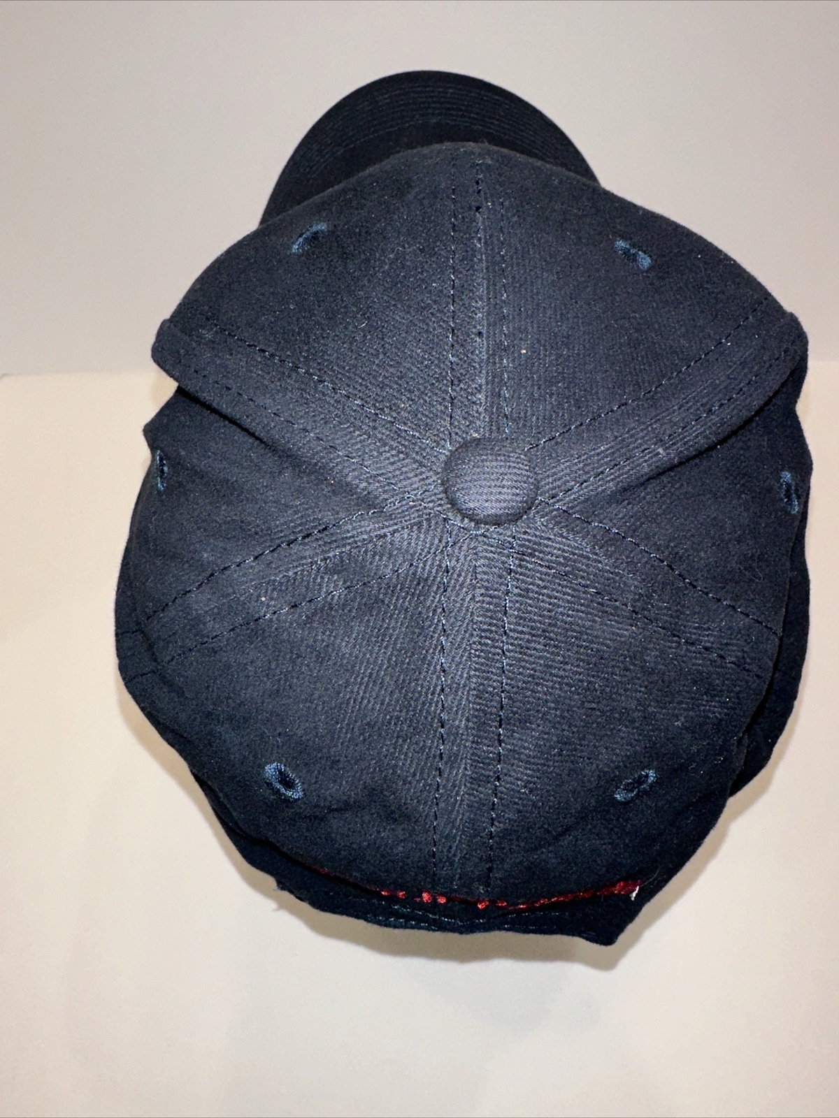 IFAP Navy Blue Hat Cap Red Silver Hook Loop Unbranded