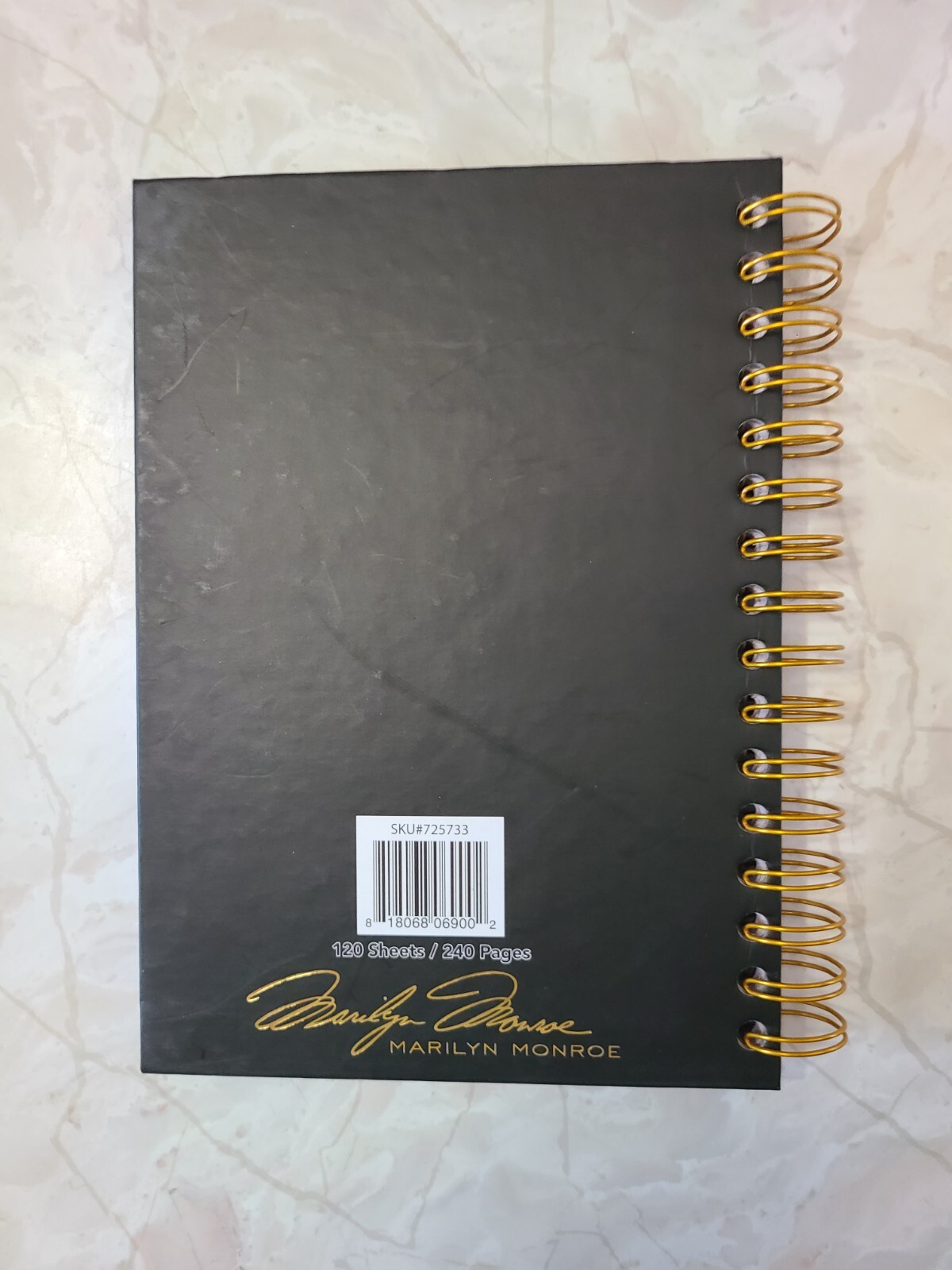 Tri Coastal Design Marilyn Monroe Close Up Notebook Journal