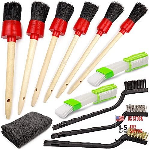 Car Detailing Kit, 12-Piece Set for Interior & Engine Bay Cleaning | Detail &