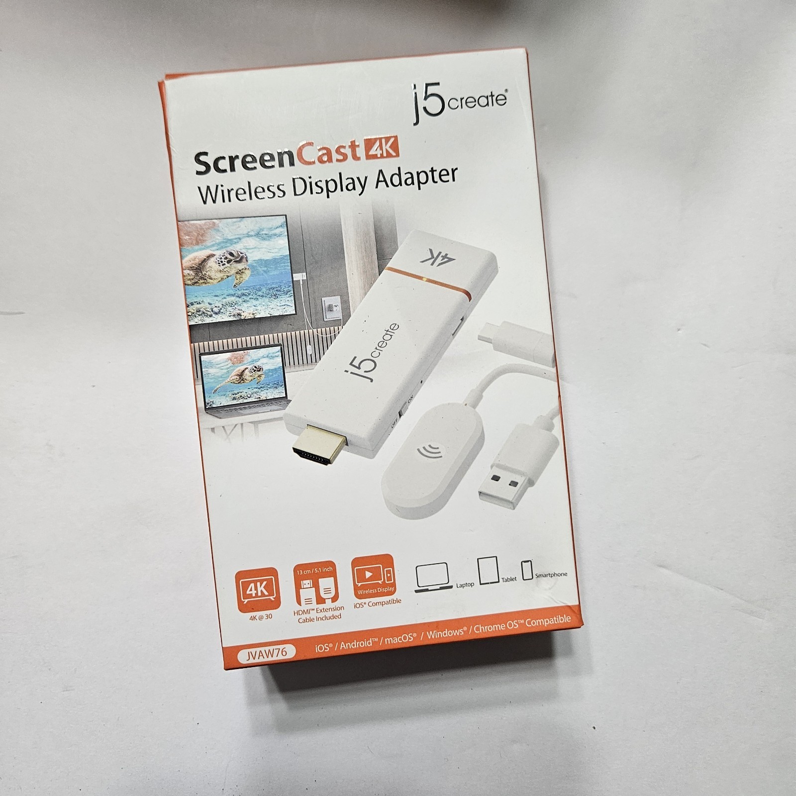 J5 Create Screen Cast 4k Wireless Display Adapter