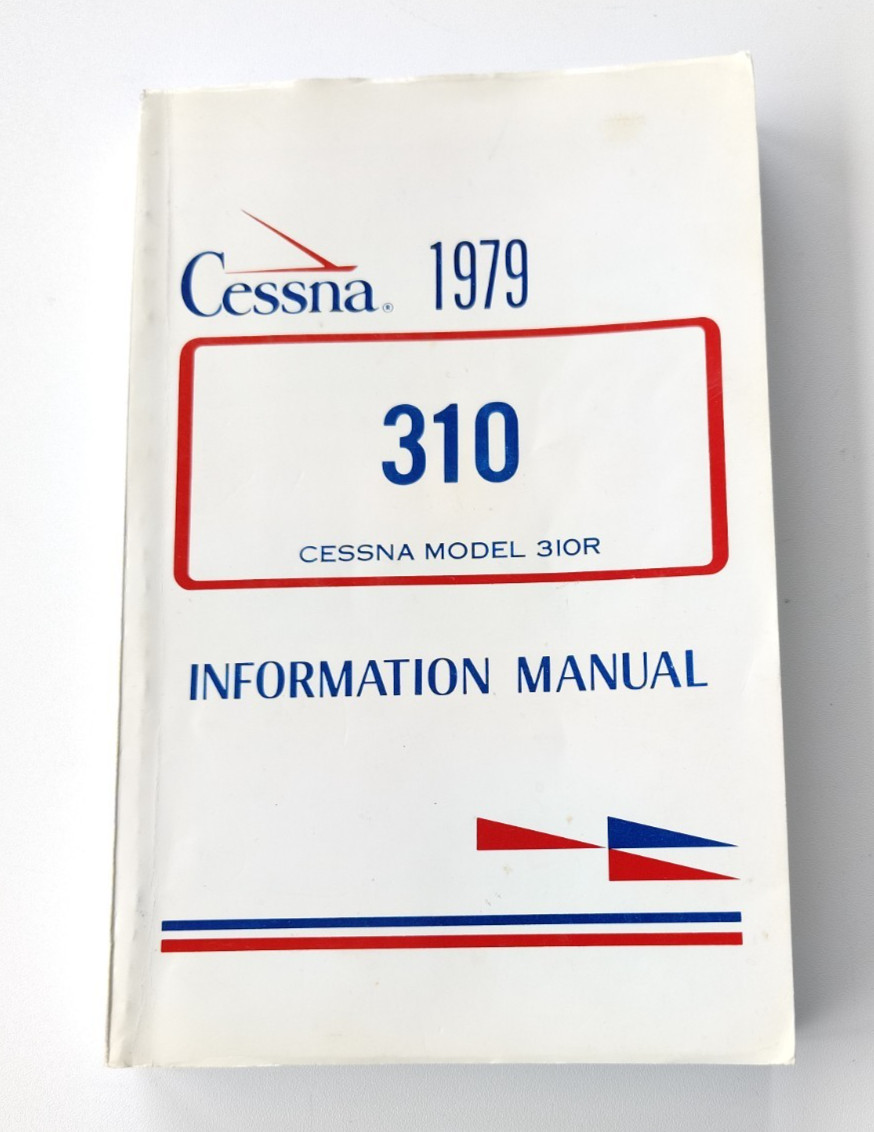 1979 Cessna Model 310R 310 R Information Manual FREE SHIPPING