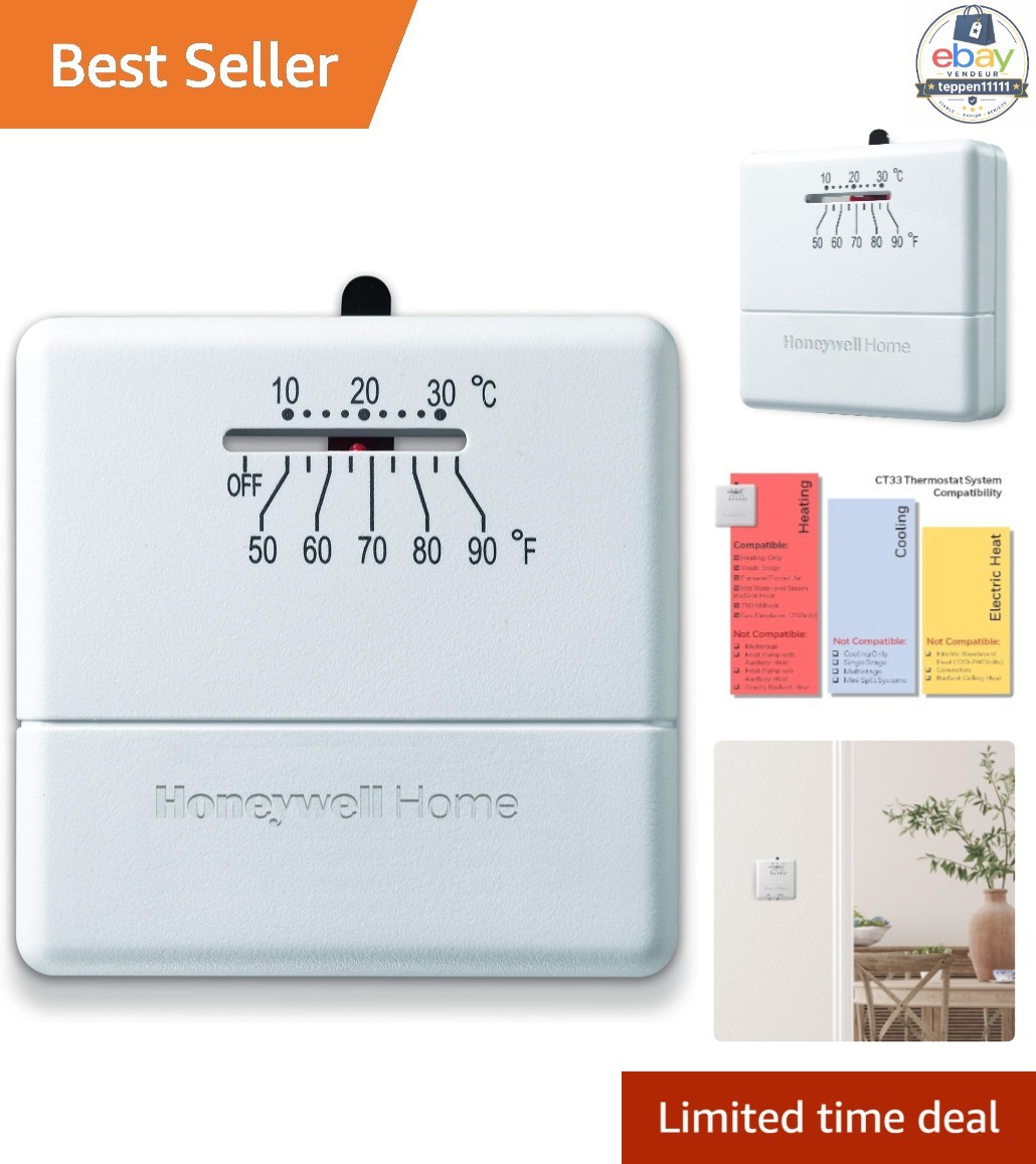 Economy Non-Programmable Thermostat CT33A1009 Millivolt Heat Only