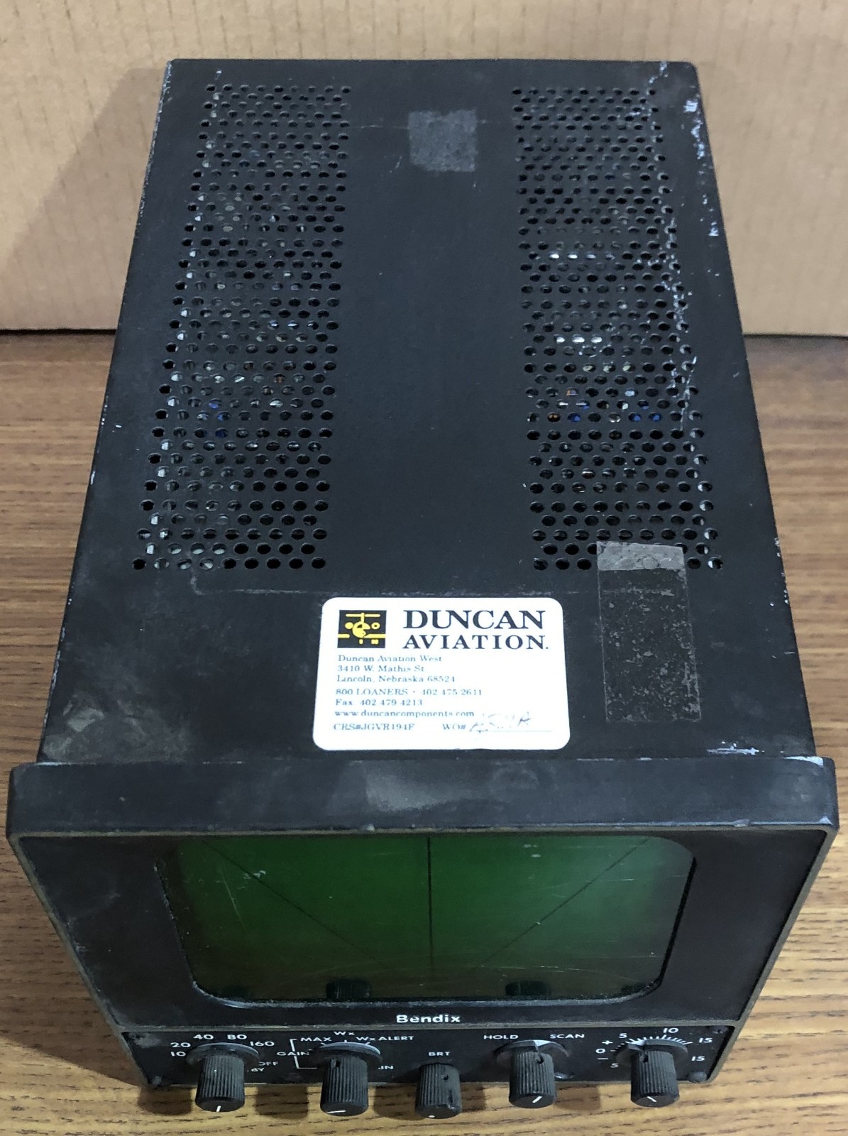 Bendix IN-132A Radar Indicator - P/N 4000764-3201