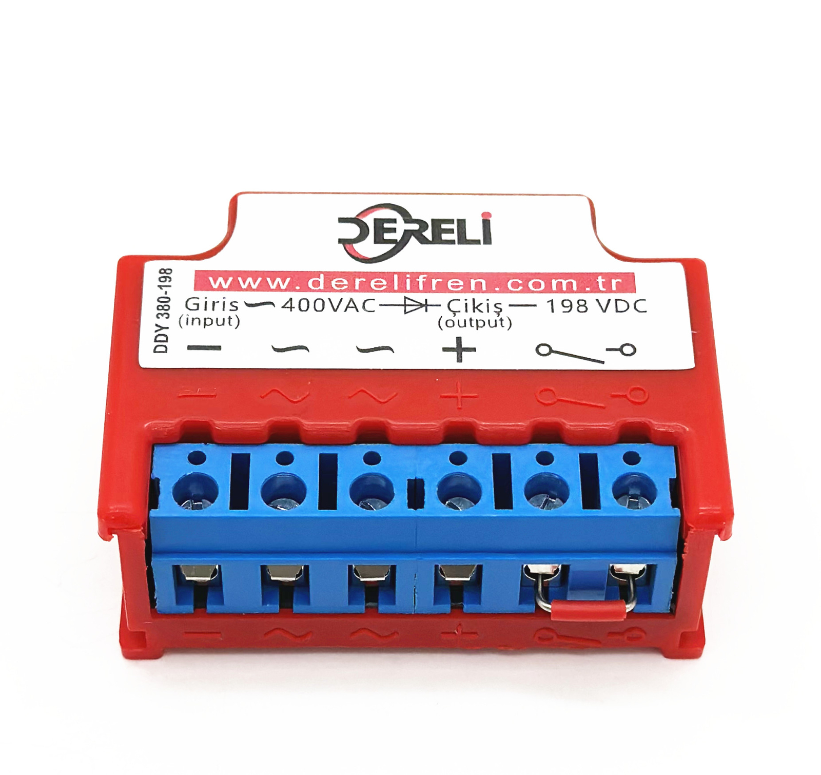 DERELI DDY 380-198-6D 400VAC~198VDC Half Wave Brake Rectifier module