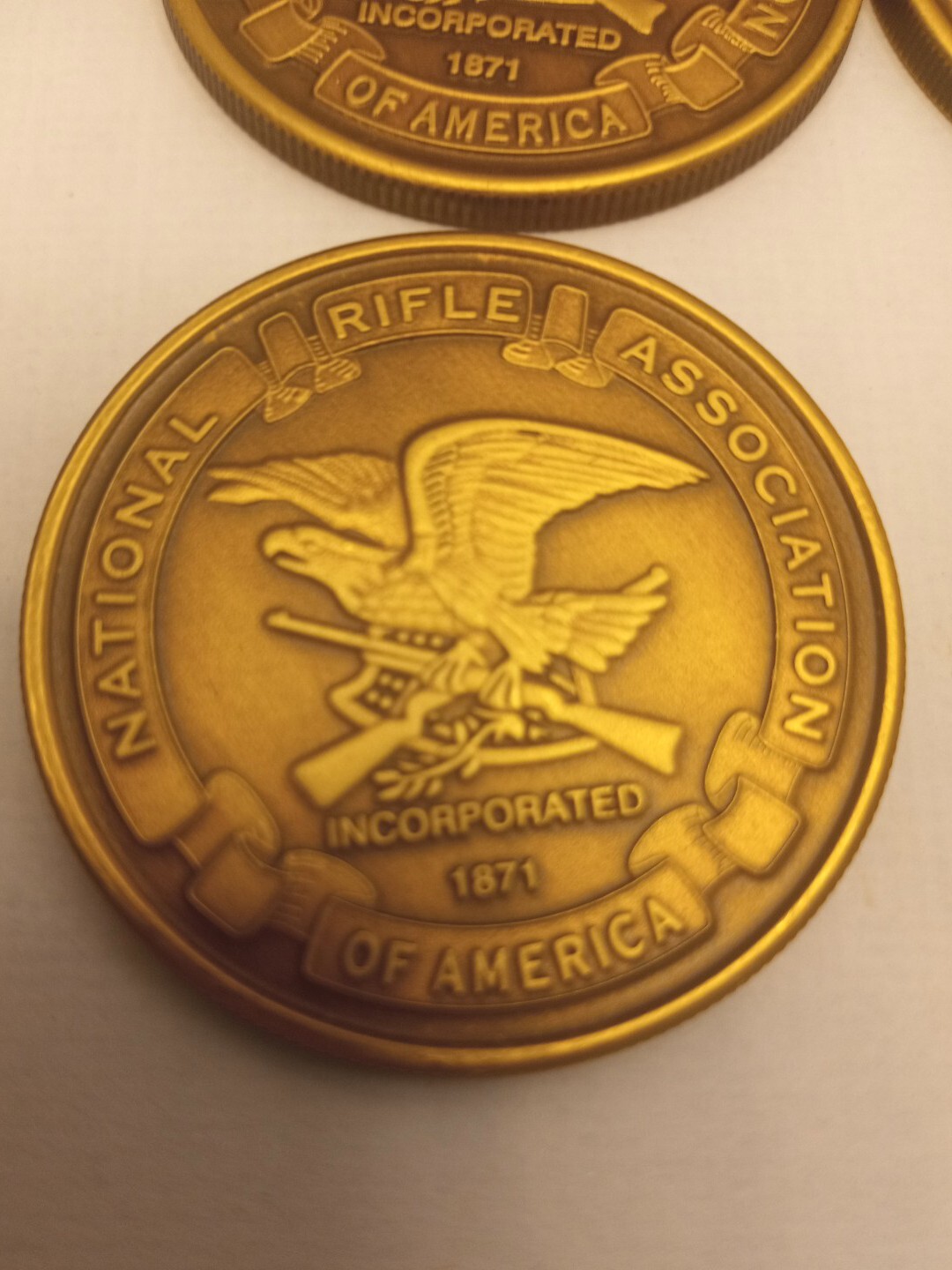 NRA Coins World War I II, World War II,Vietnam,desert Storm 4pc 1936 57 59 64