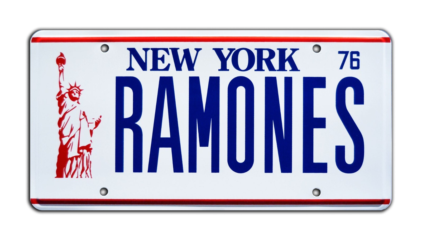 The Ramones | Punk Rock RAMONES | Metal Stamped New York Replica License Plate